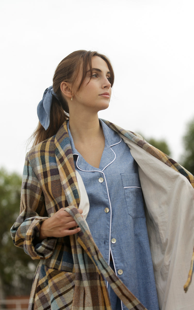 Batín Mujer Cuadros