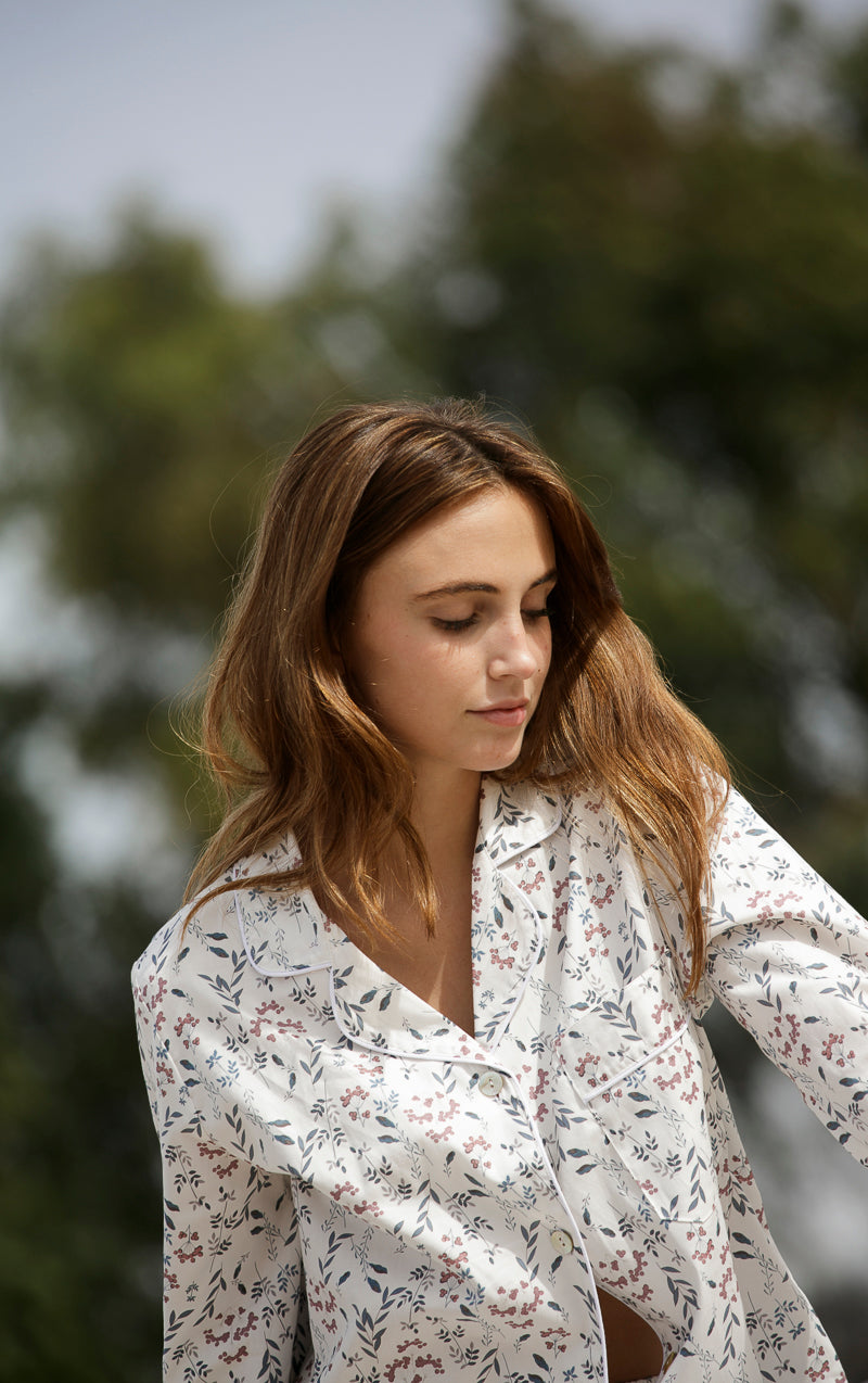 Pijama Mujer Flores Hamptons
