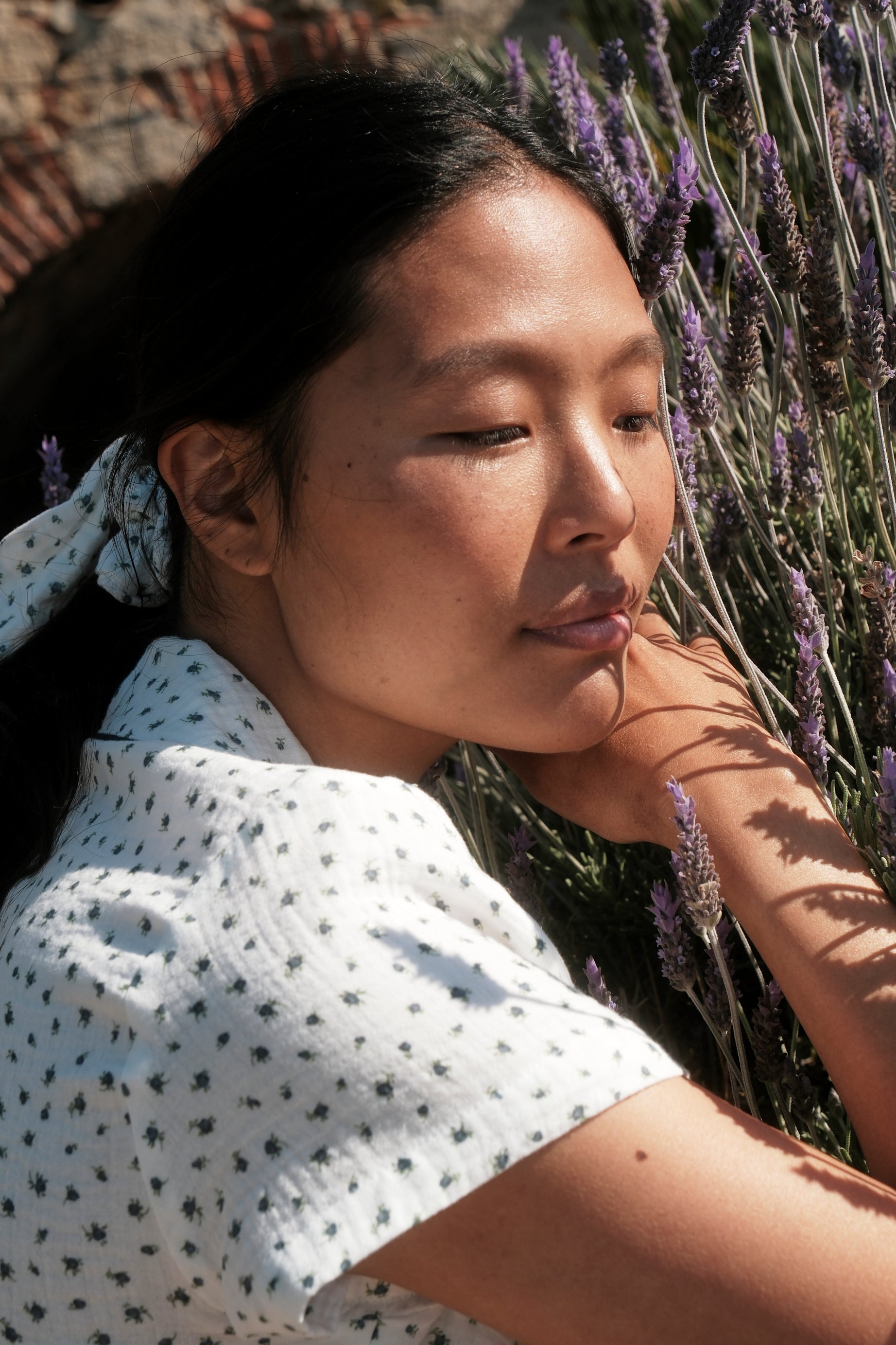 Pijama Corto Bambula Flores Silvestres