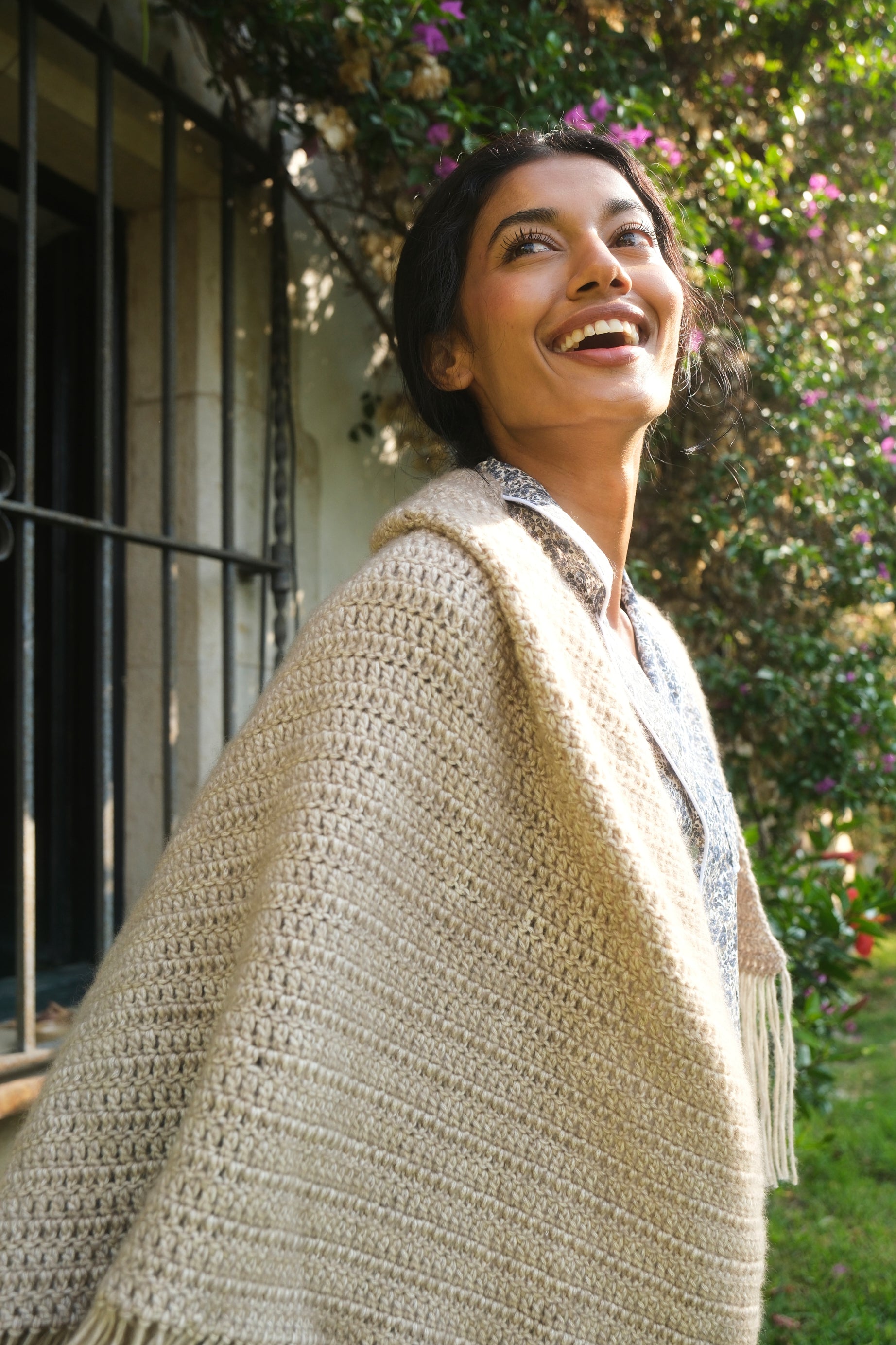 Chal Lana Merino color tierra