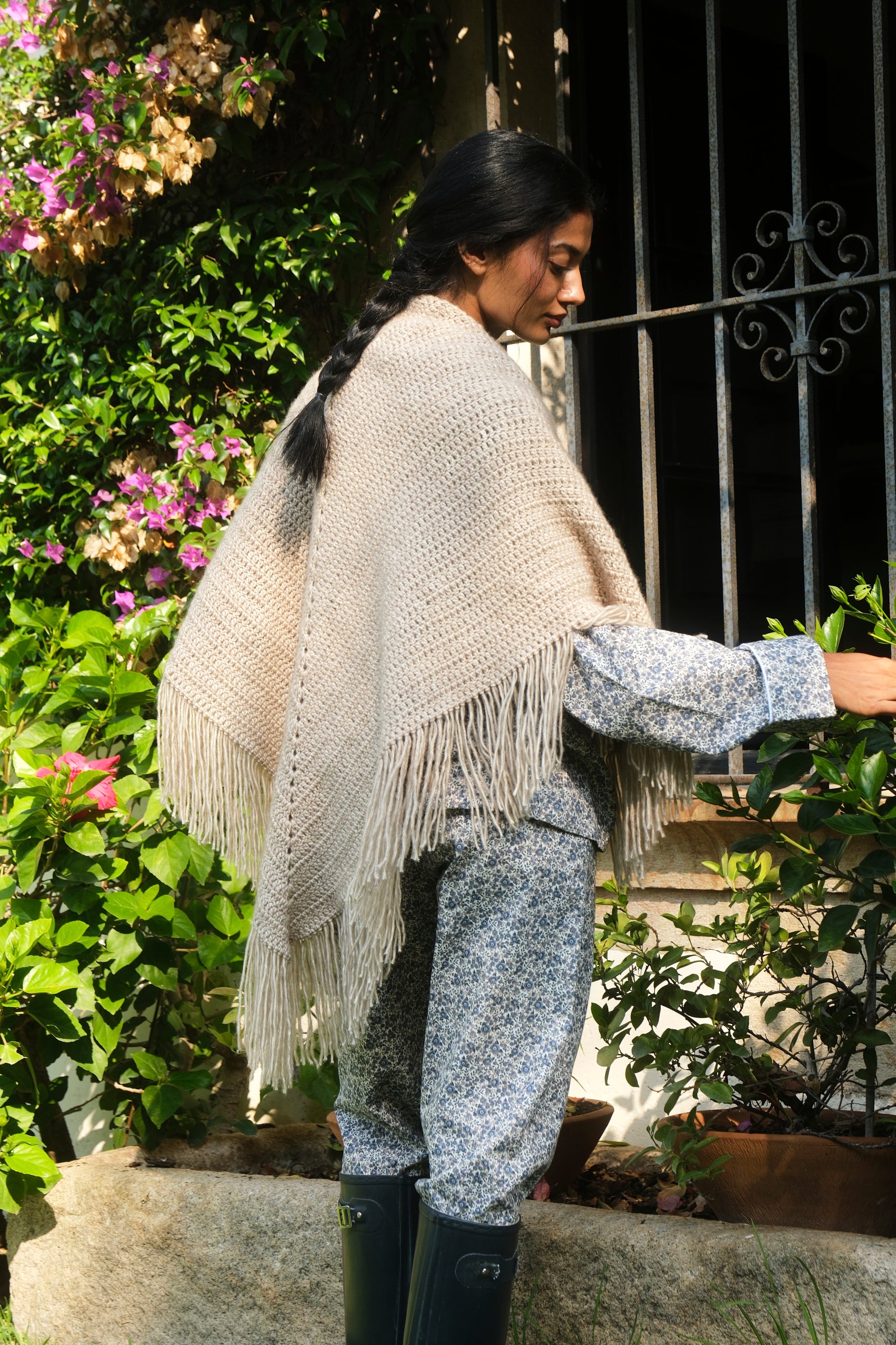 Chal Lana Merino color tierra