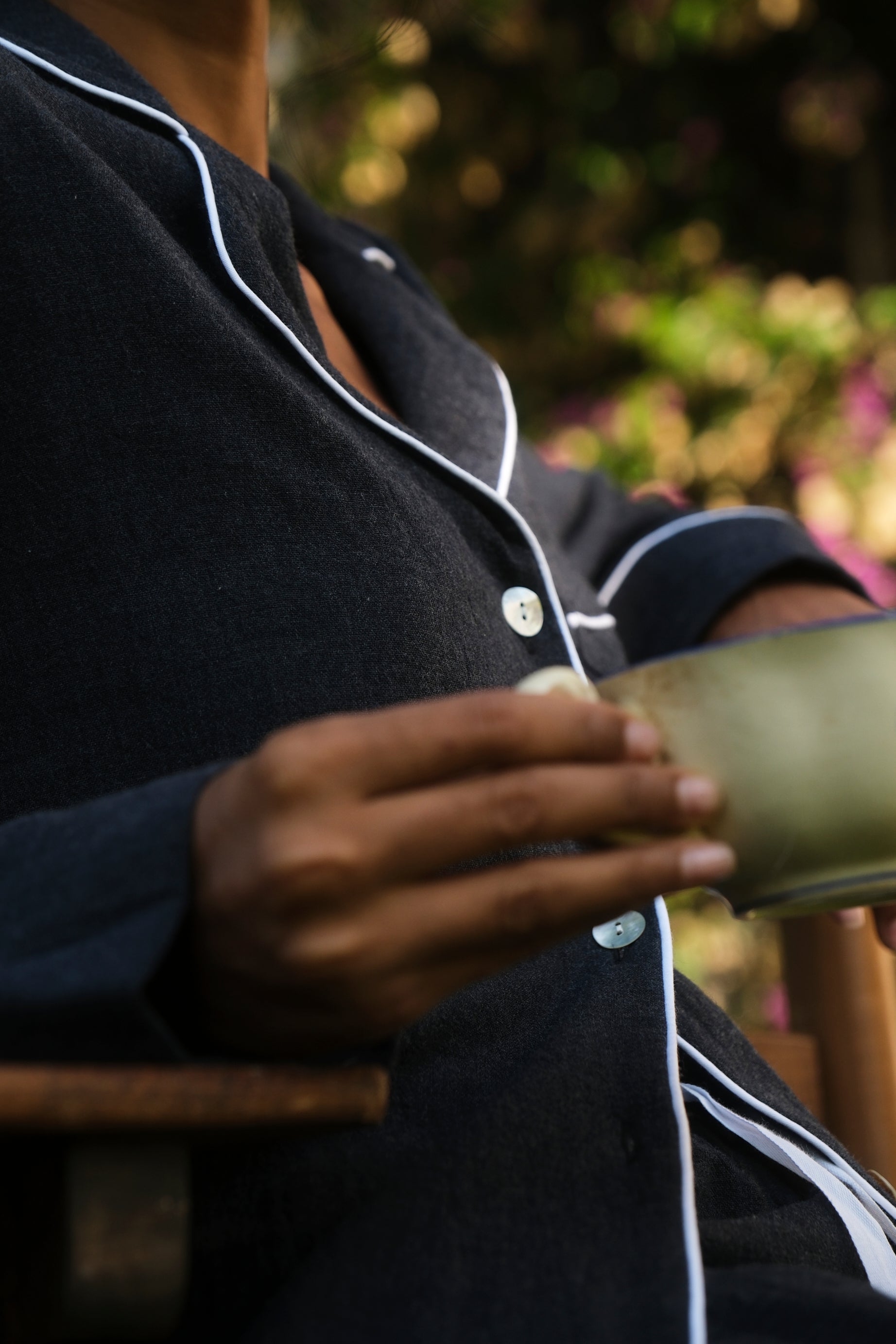 Pijama Mujer bicolor Blue and Brown
