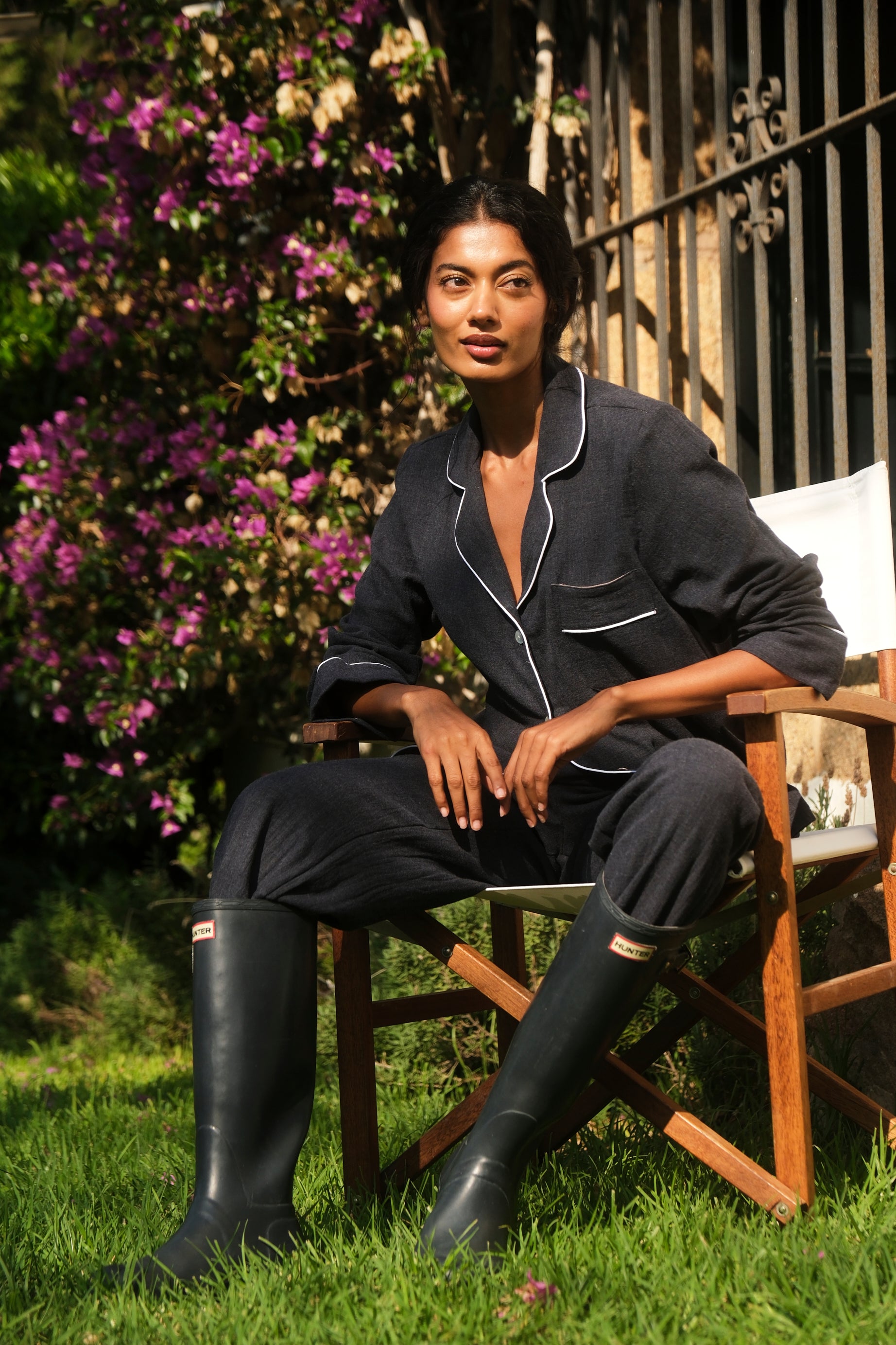 Pijama Mujer bicolor Blue and Brown