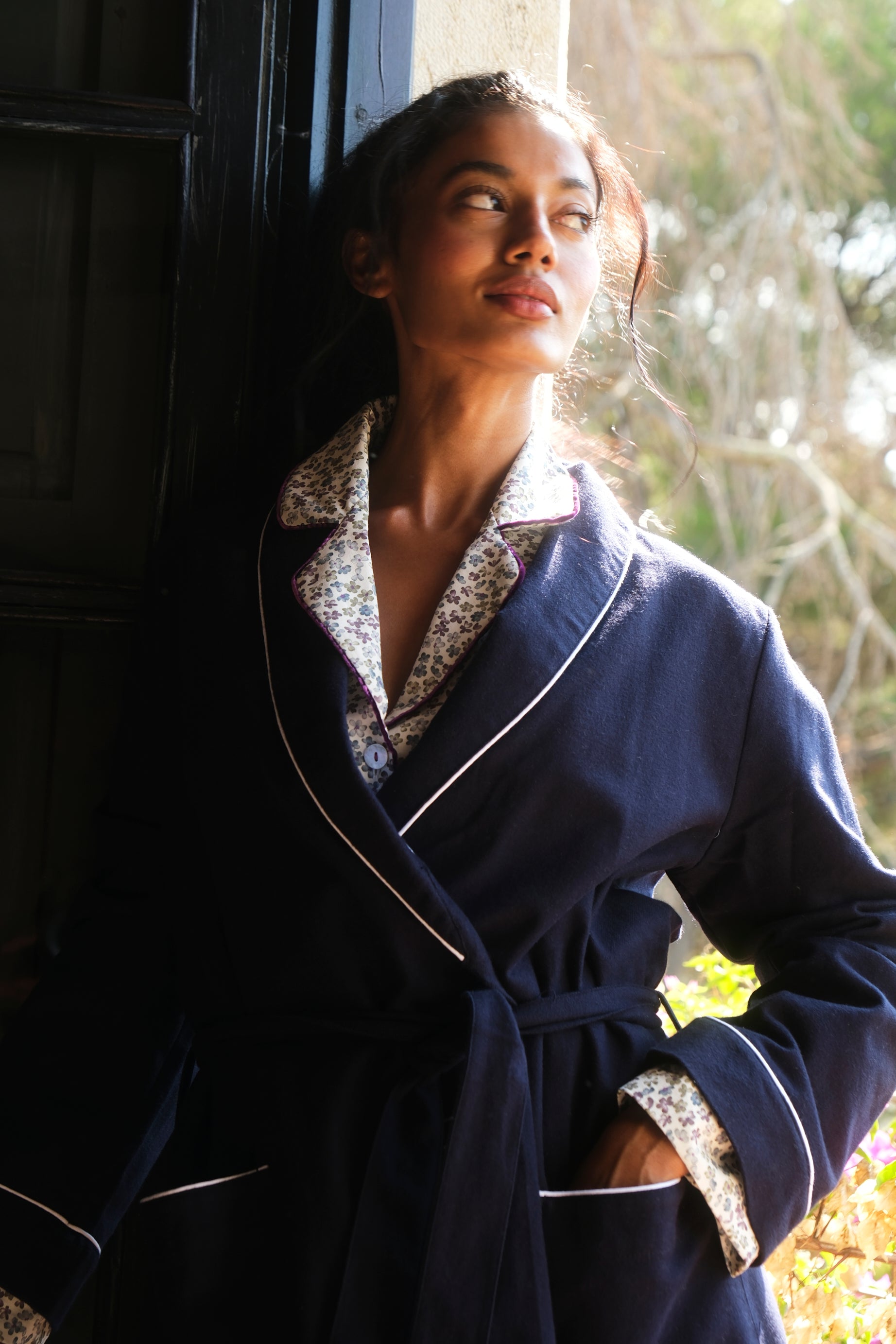 Batín Mujer Azul Navy