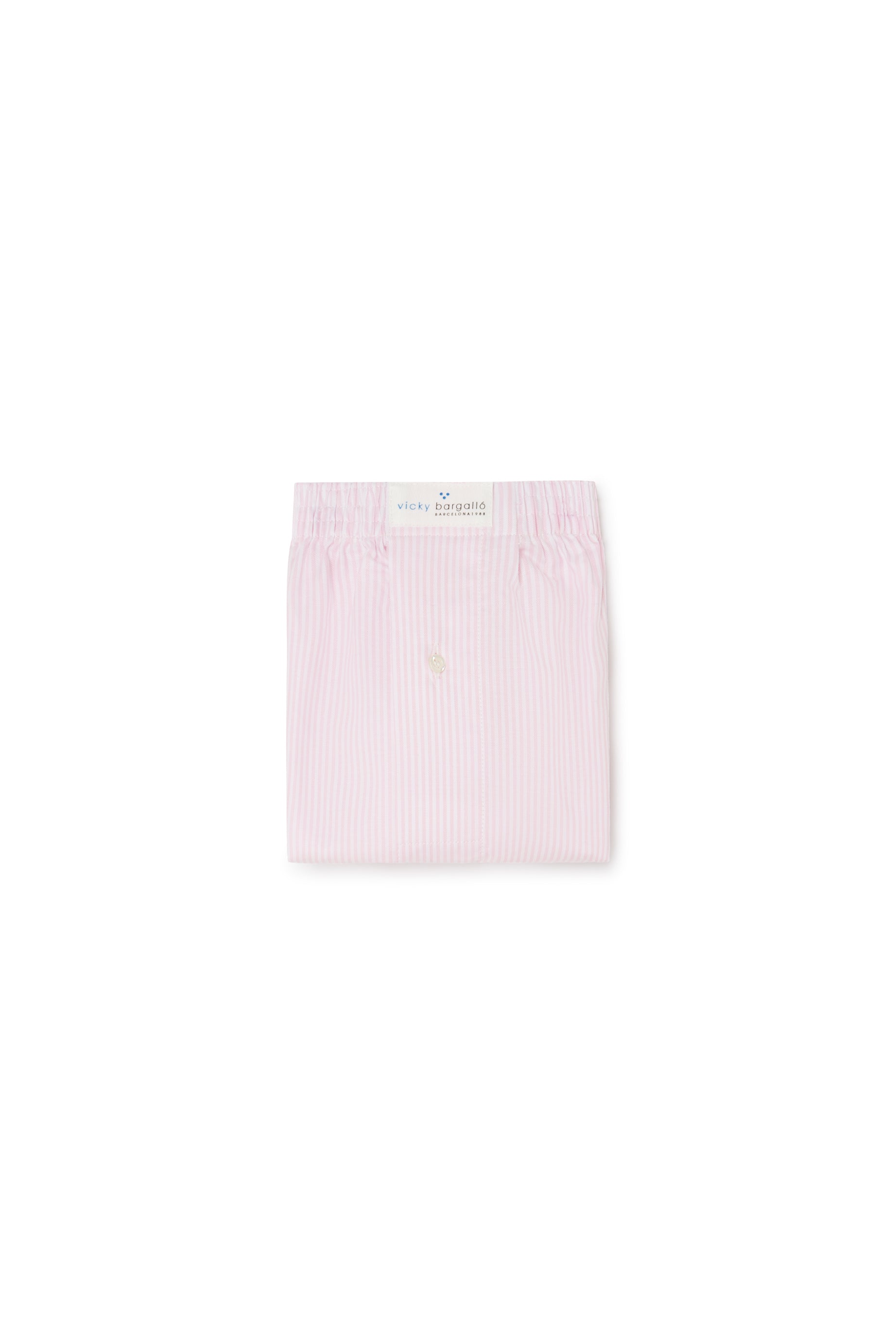 Boxer Oxford Rosa para Hombre