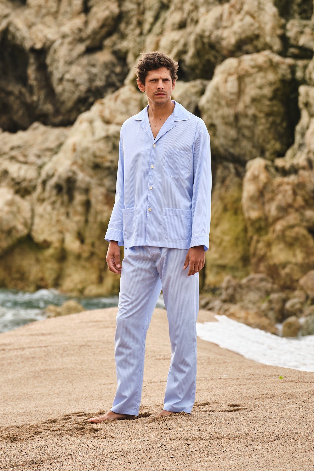 Pijama Hombre Largo Mil Rayas Classic