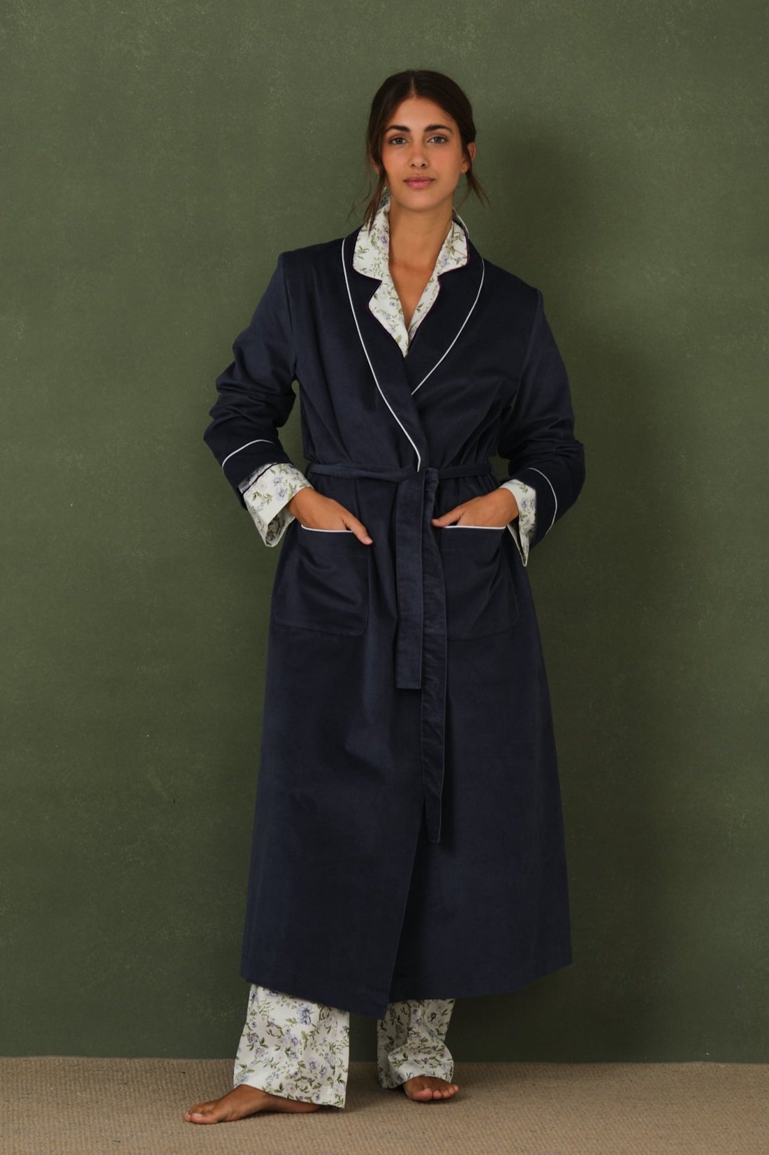 Indigo Blue Women's Dressing Gown