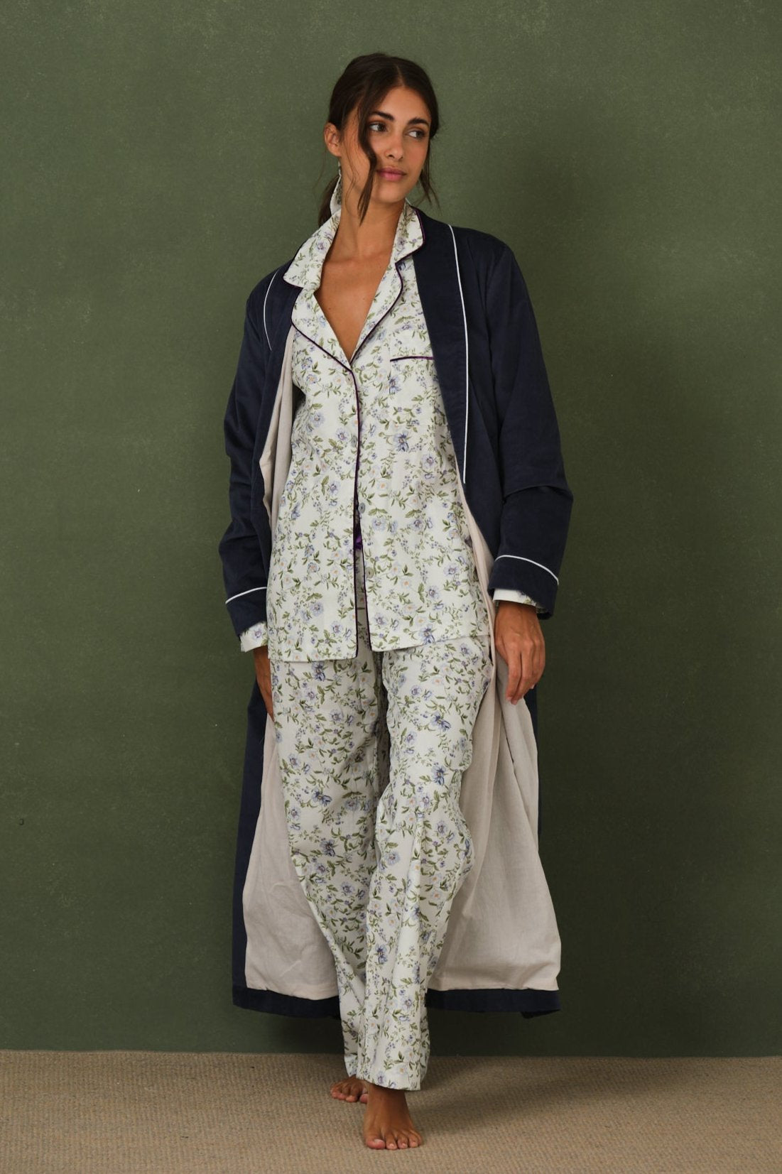 Indigo Blue Women's Dressing Gown