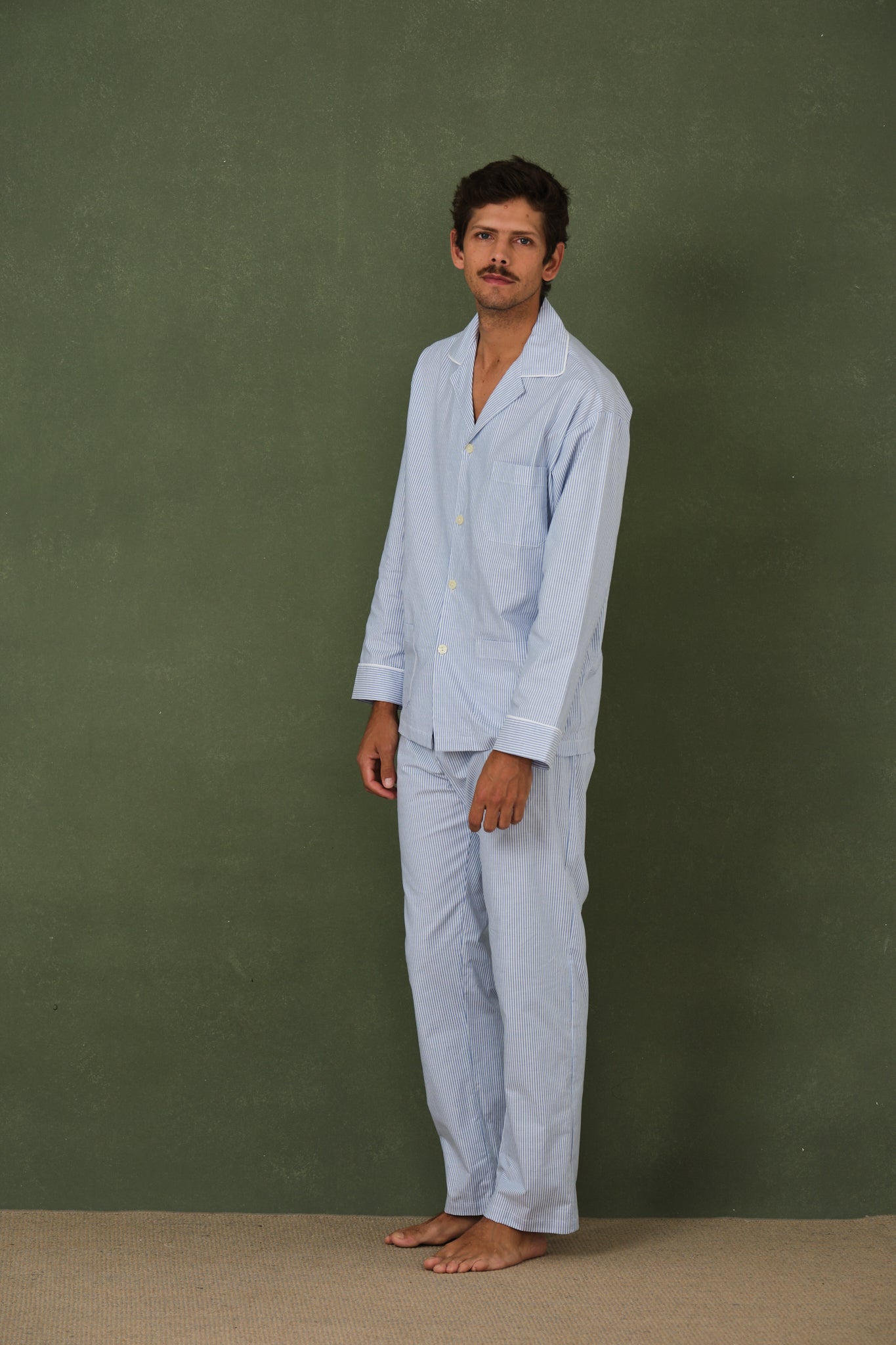 Oxford Blue Men's Pajamas