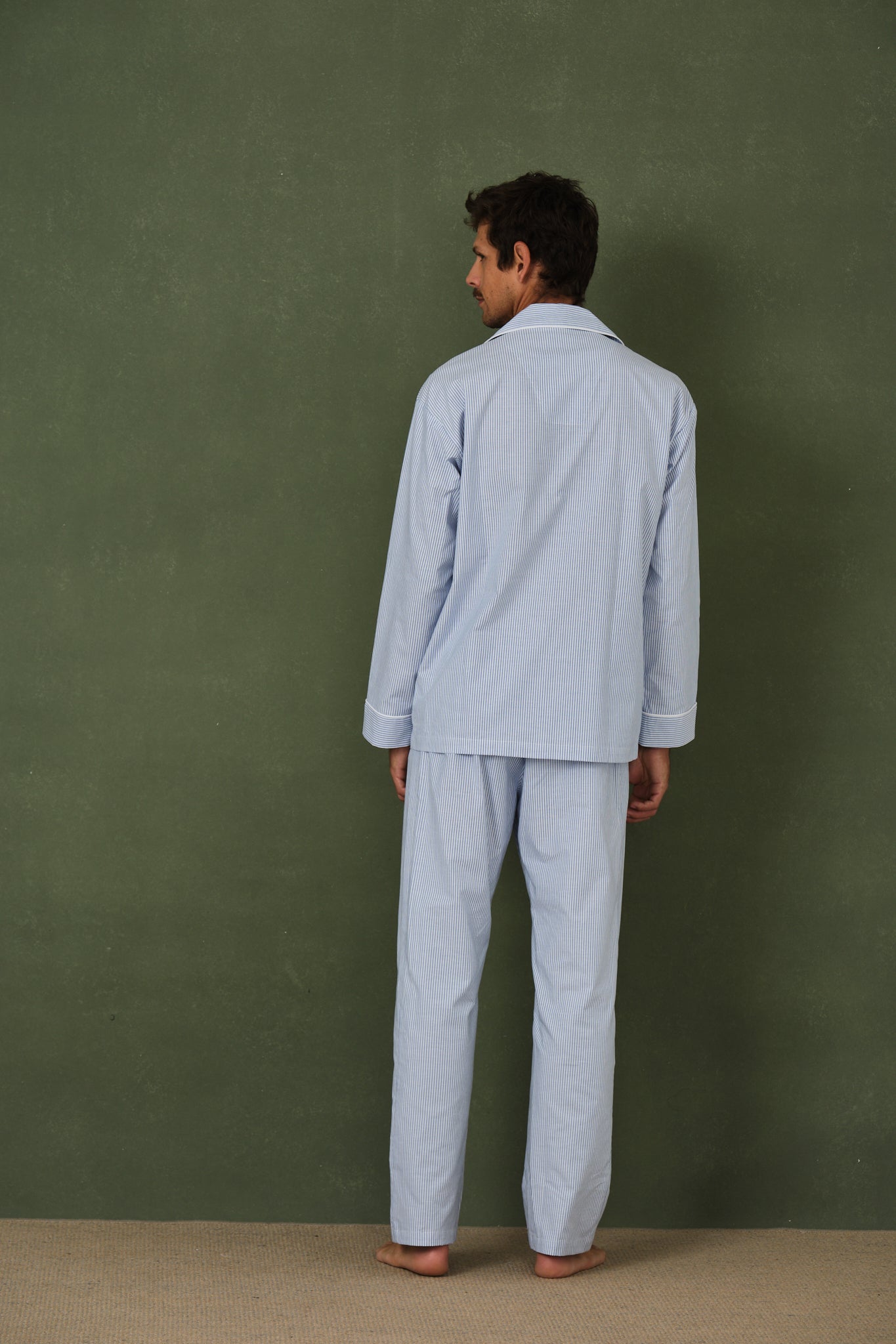 Oxford Blue Men's Pajamas