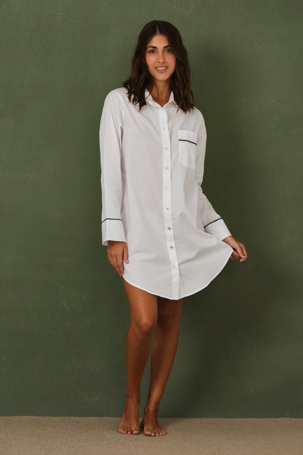 Camisola White & Navy