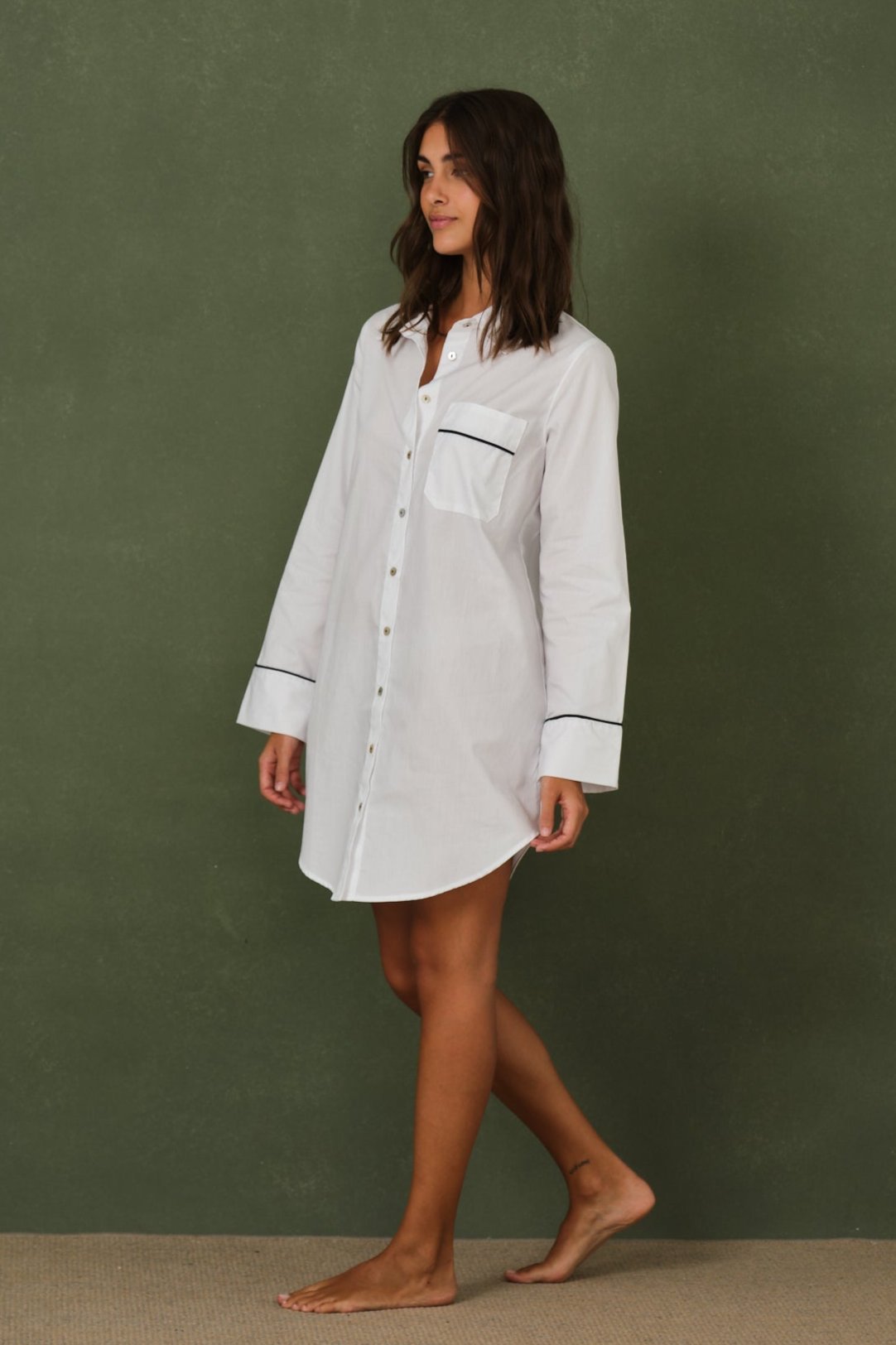 Camisola White & Navy