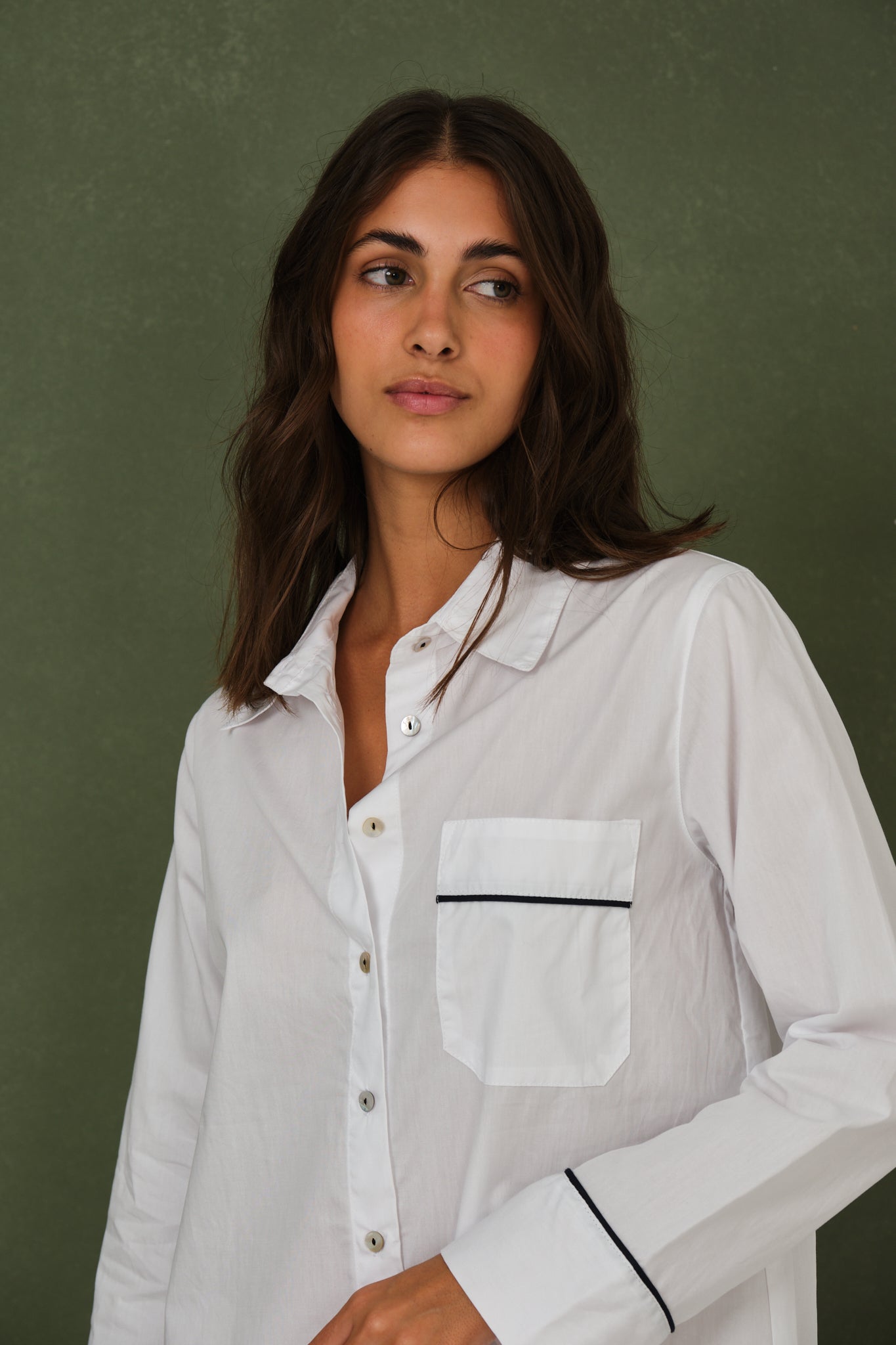 Camisola White & Navy