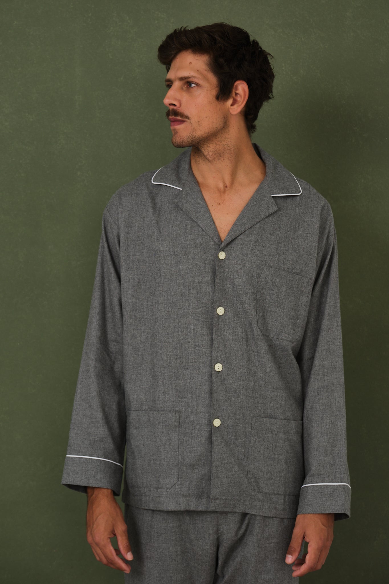Viella Grey Men's Pajamas