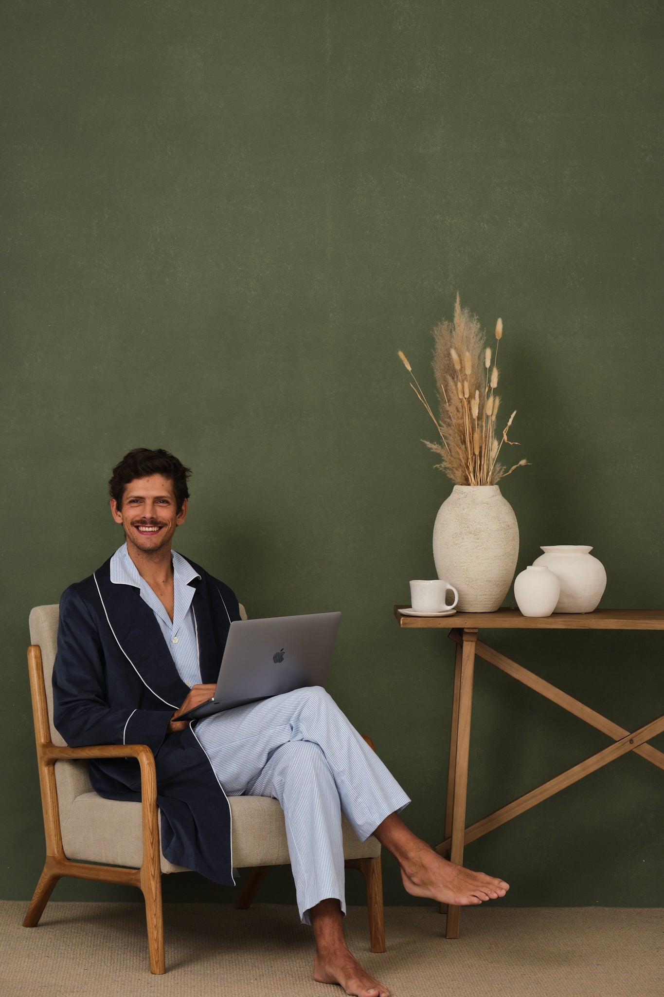 Oxford Blue Men's Pajamas