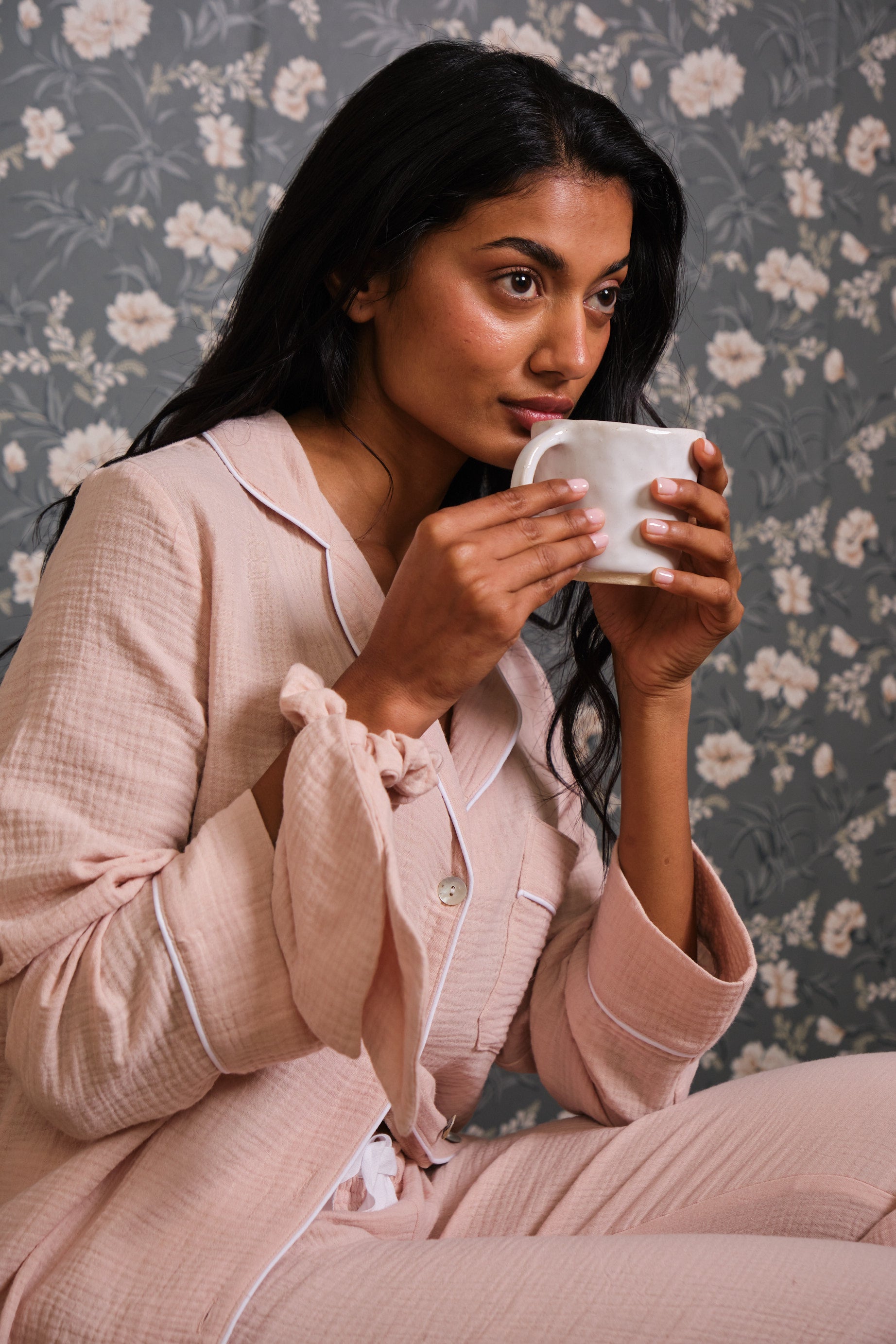 Nude Pink Bambula Long Pajamas