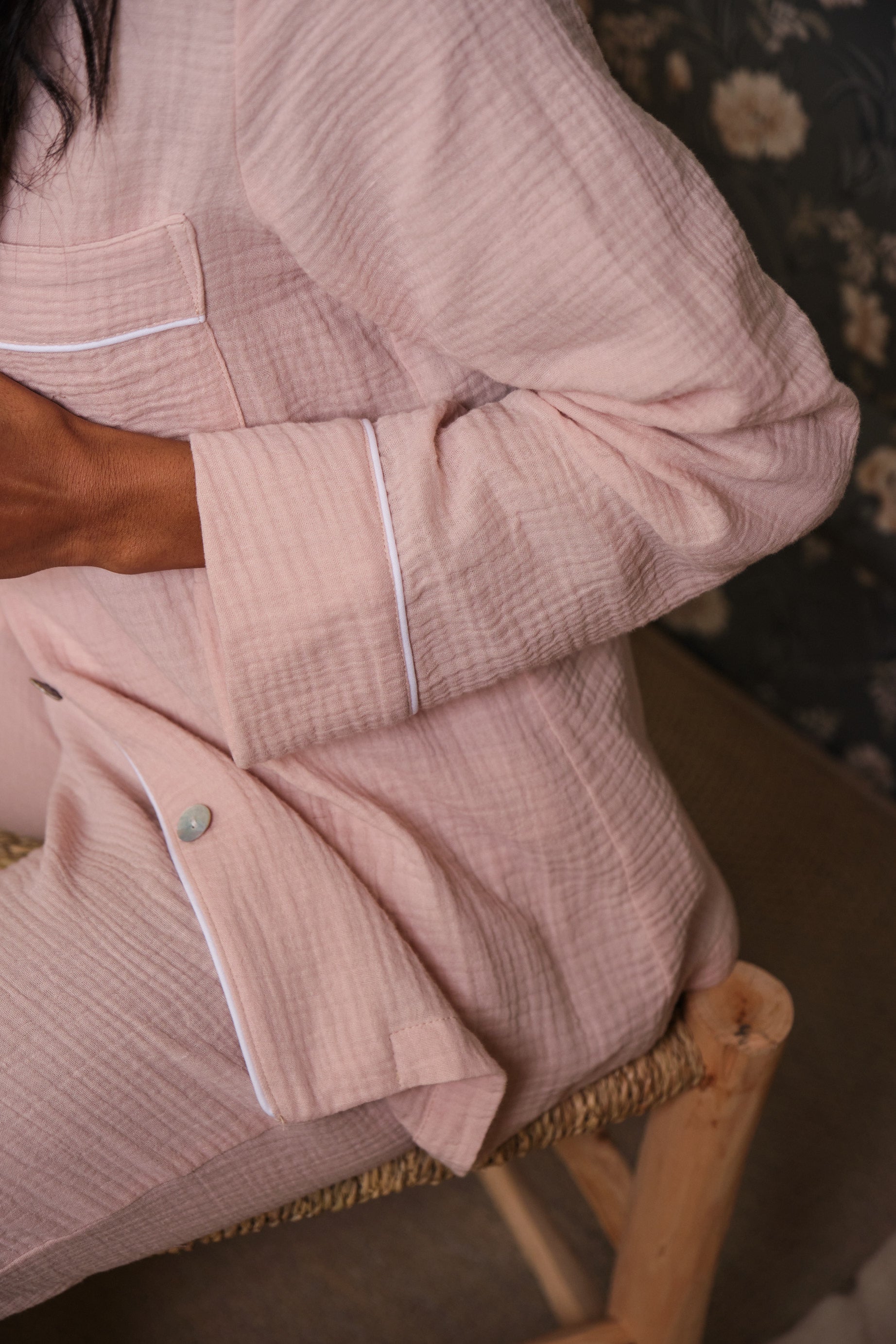 Nude Pink Bambula Long Pajamas