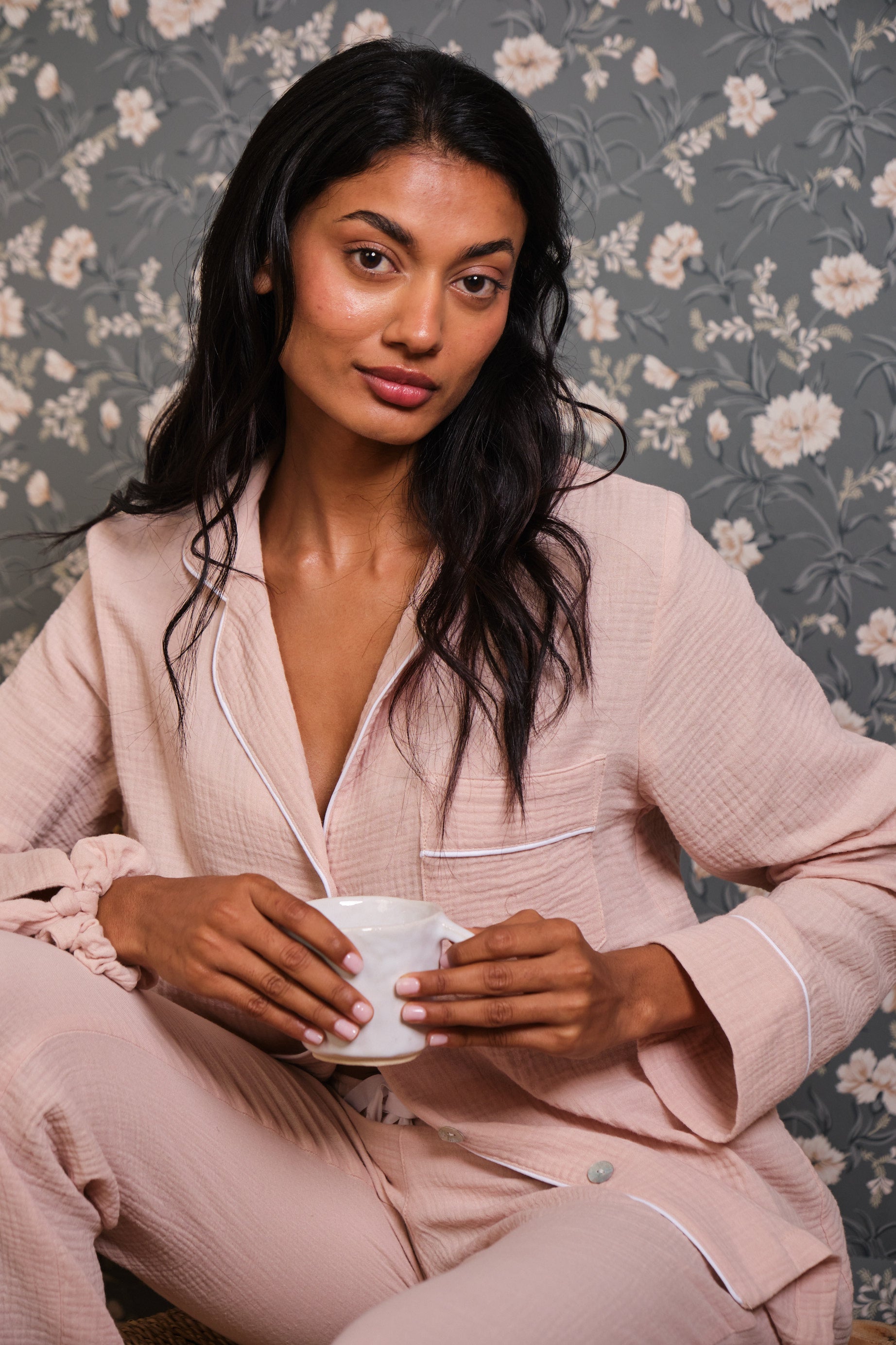 Nude Pink Bambula Long Pajamas