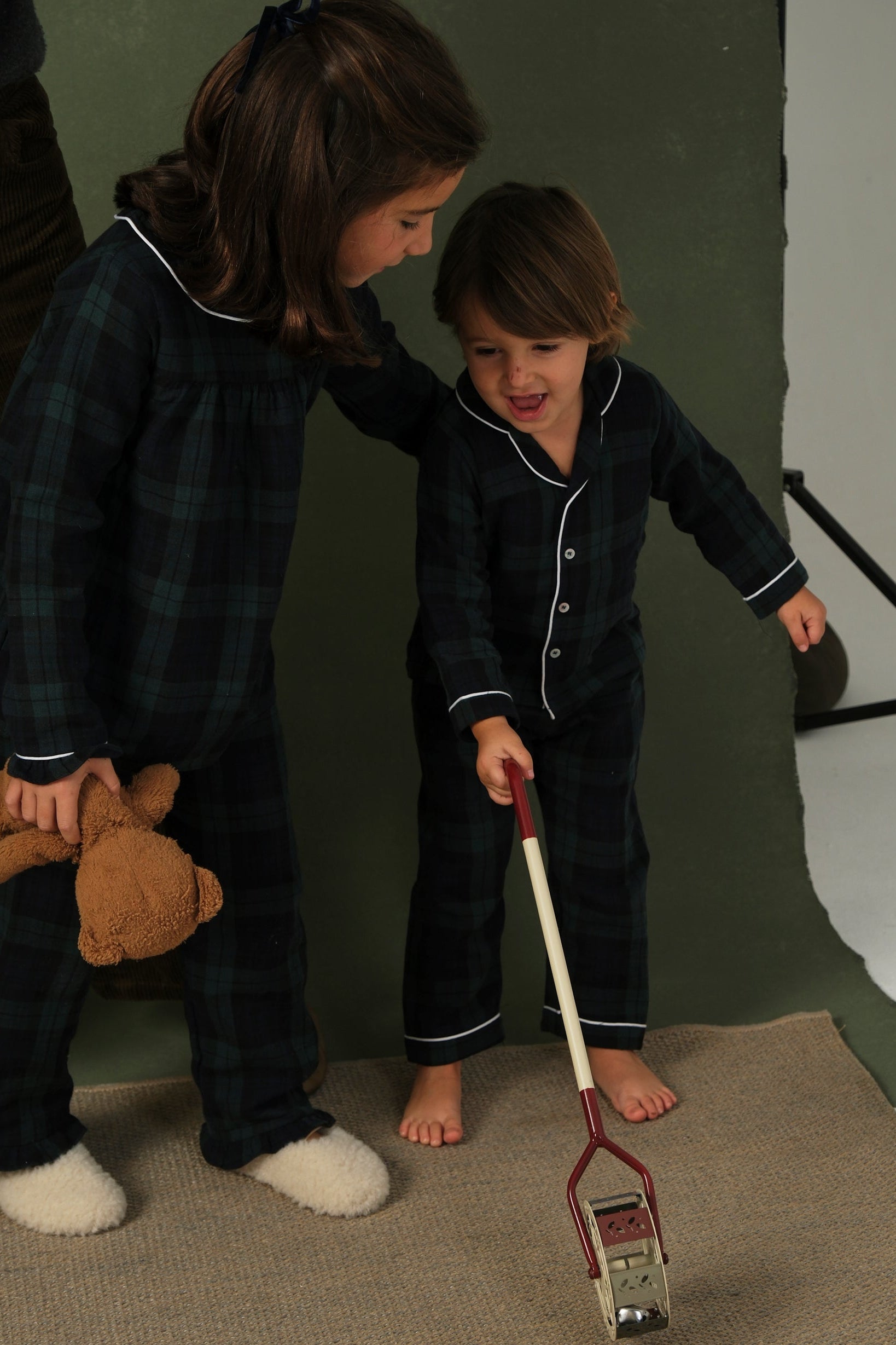 Pijama Niño Rudolph Tartán