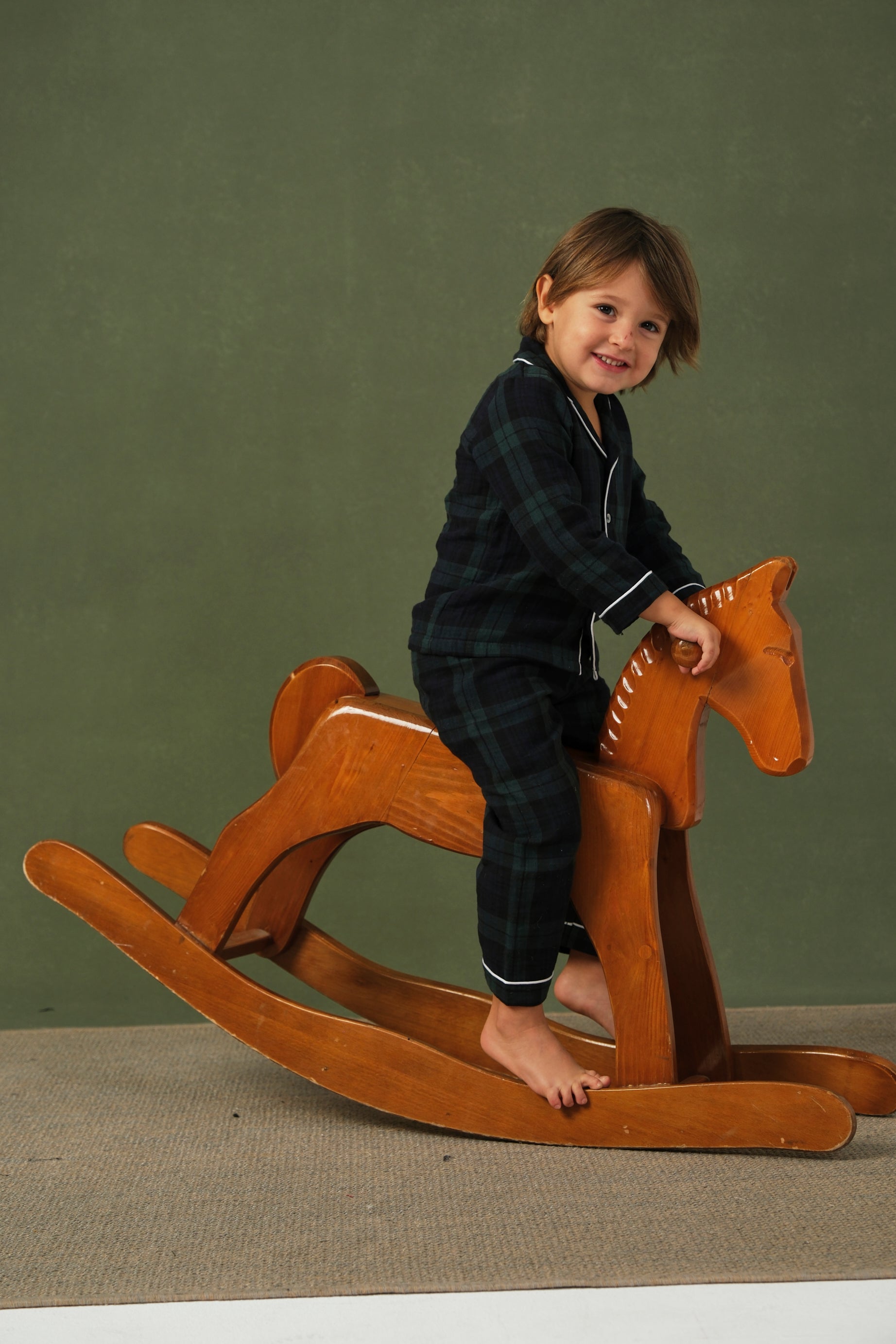 Pijama Niño Rudolph Tartán