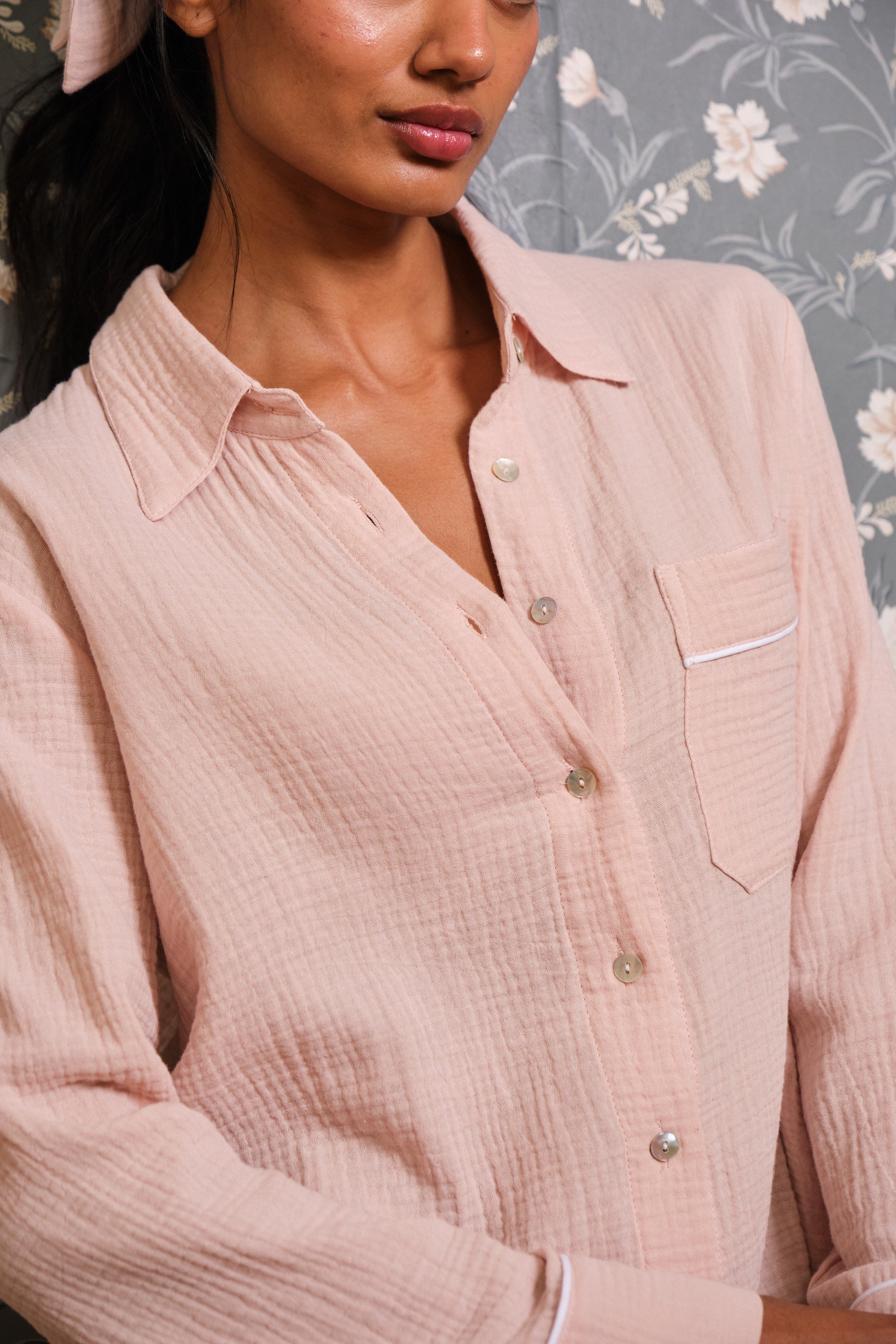 Camisola Bambula Rosa Nude