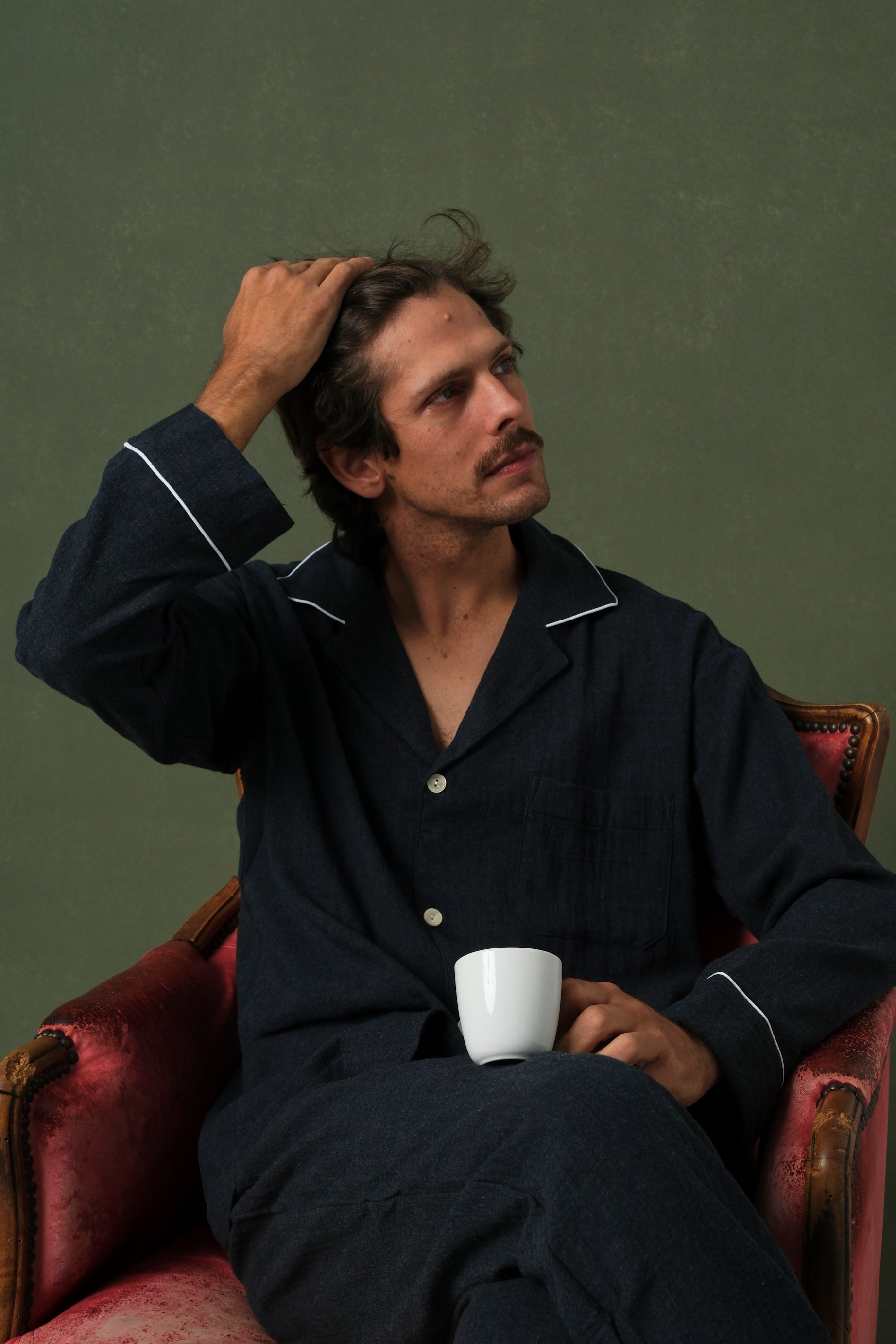 Pijama Hombre Bicolor Blue and Brown