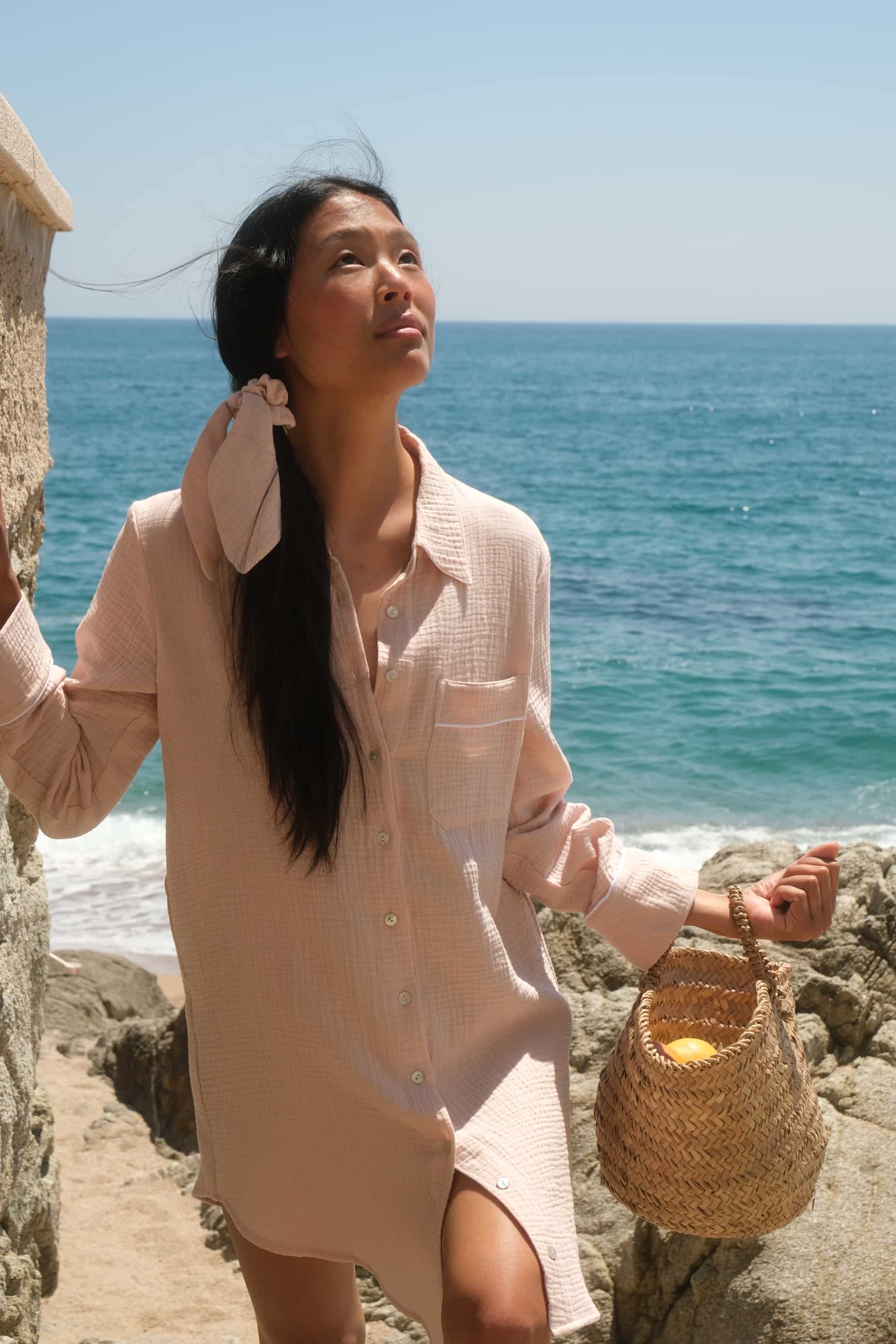 Camisola Bambula Rosa Nude