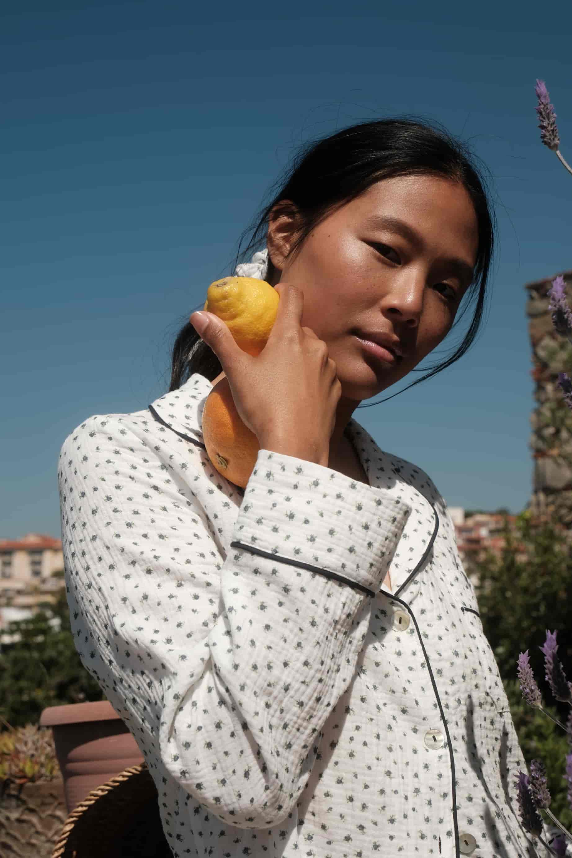 Pijama Largo Bambula Flores Silvestres