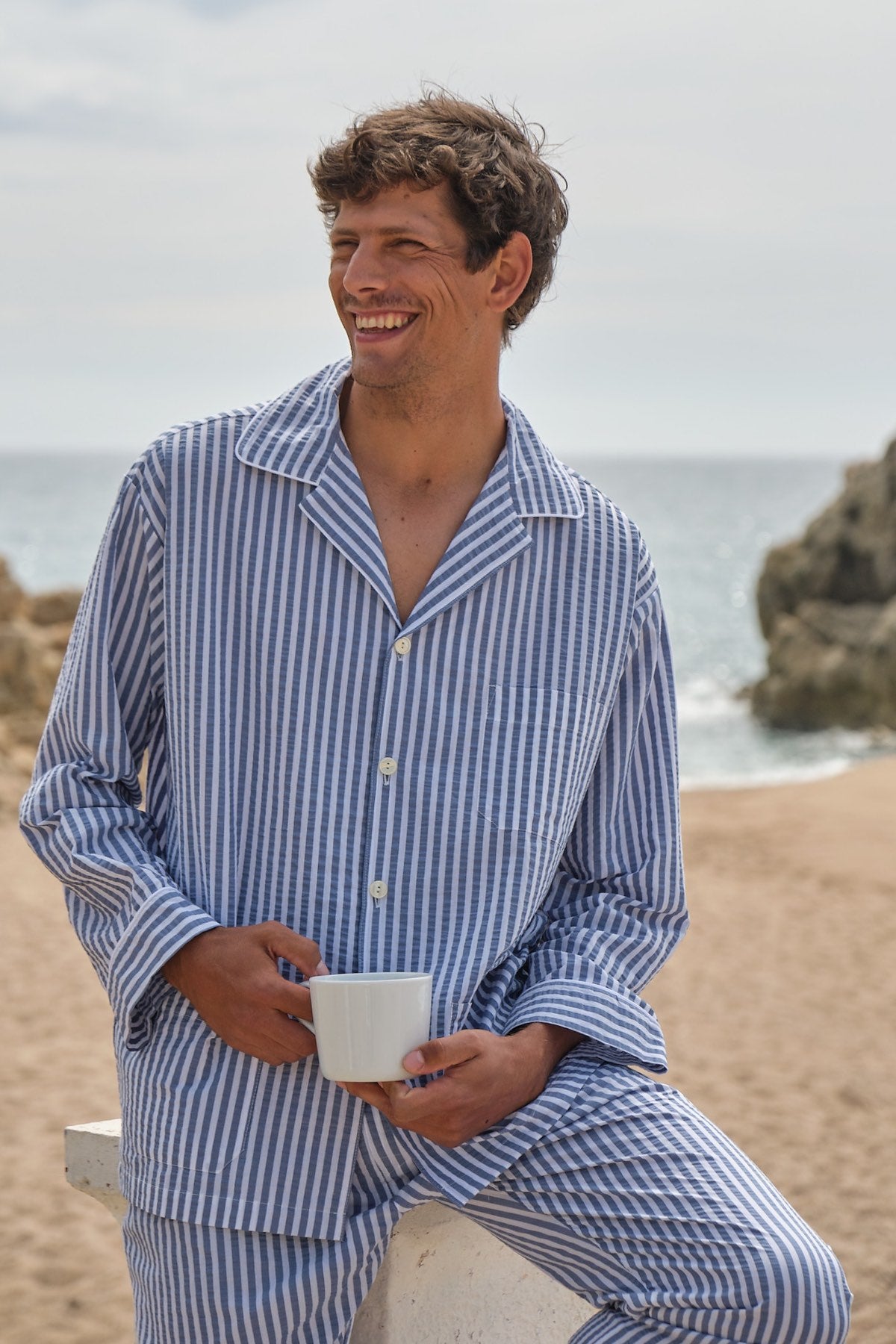 Pyjama Kodak Indigo Stripe pour hommes