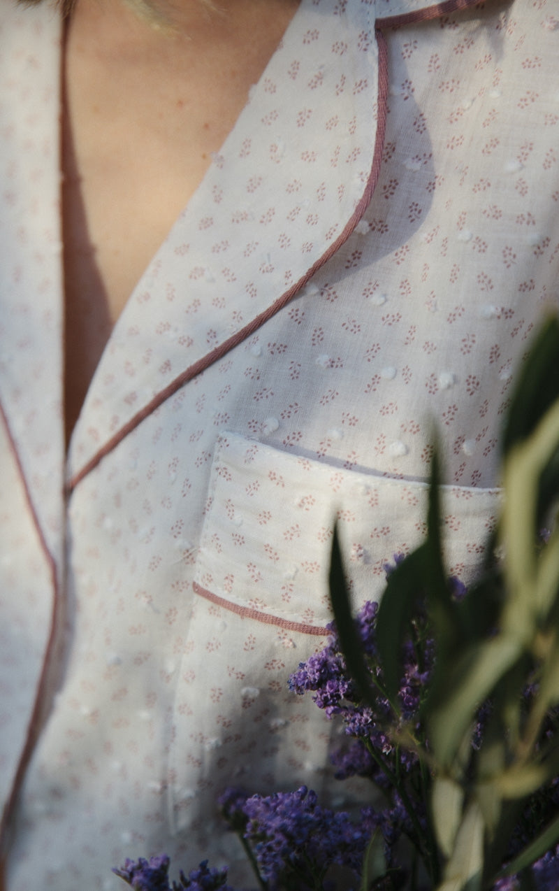 Pijama Corto Sicilia Malva