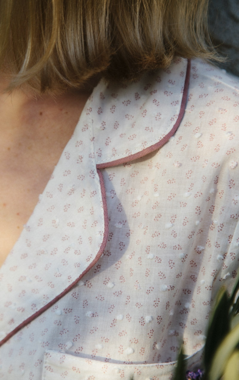 Pijama Corto Sicilia Malva