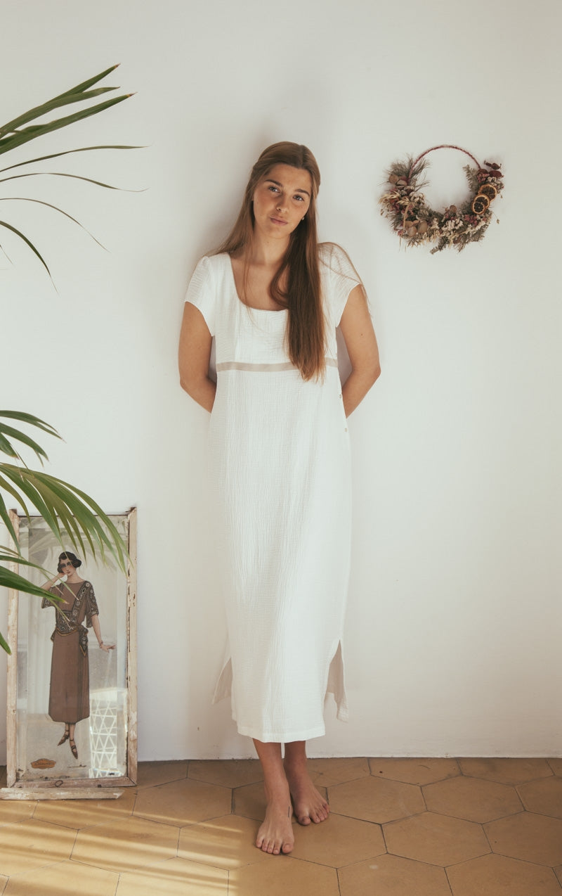 Camisón Julieta Beige