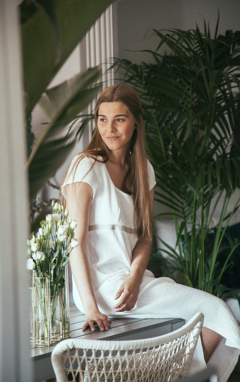 Camisón Julieta Beige