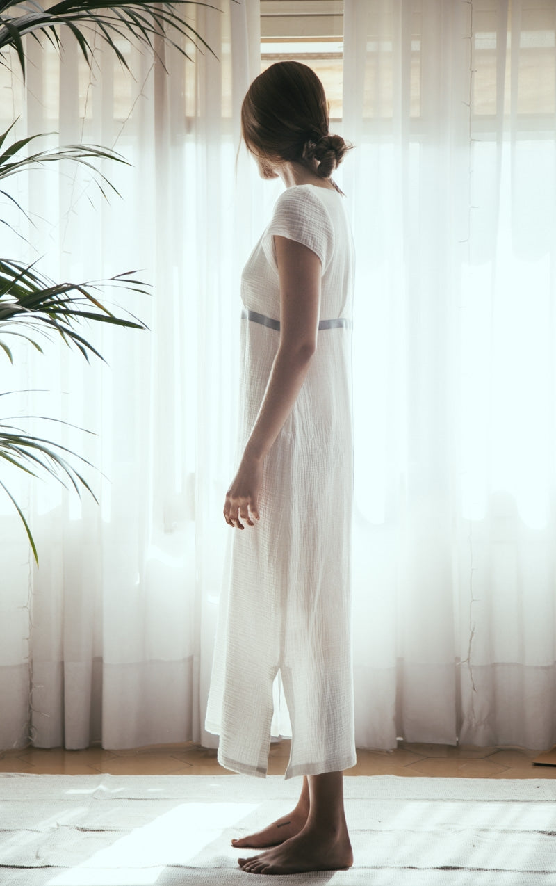 Camisón Julieta Azul Antiguo