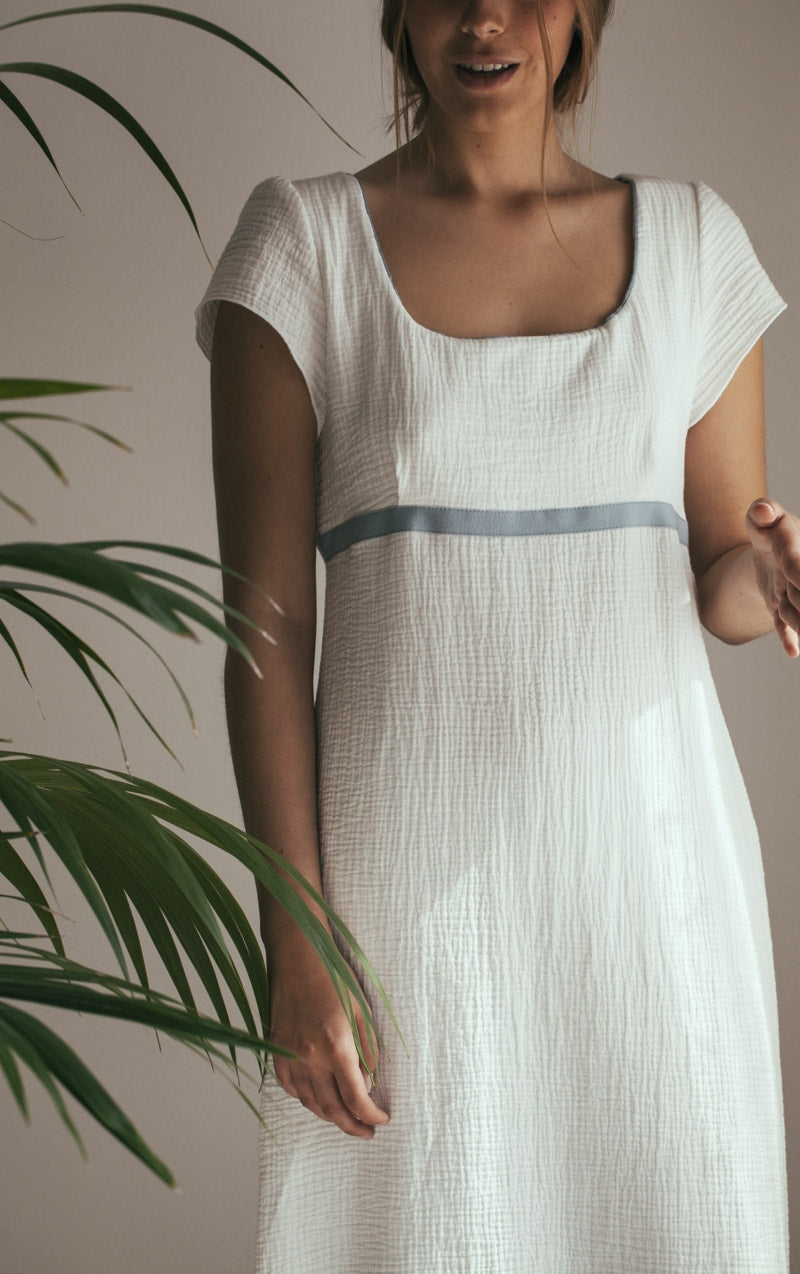 Camisón Julieta Azul Antiguo