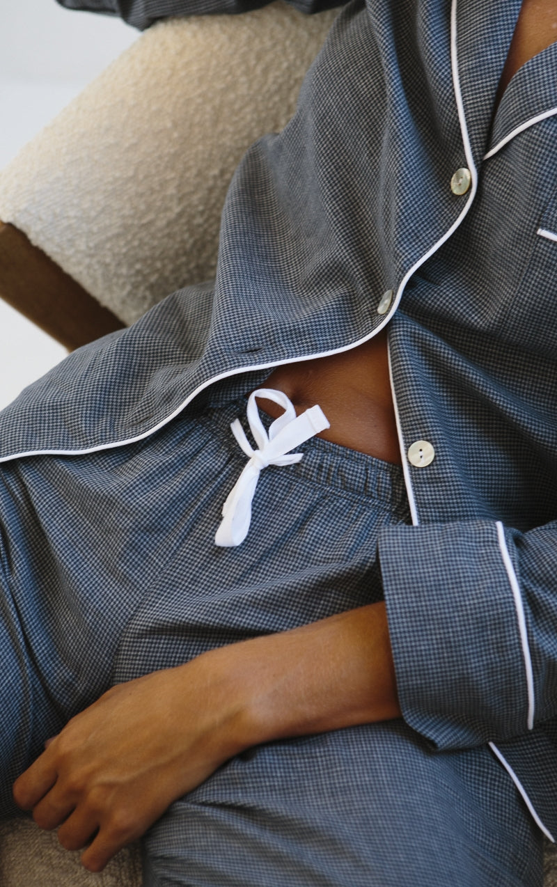 Pijama Largo Pata de gallo marino