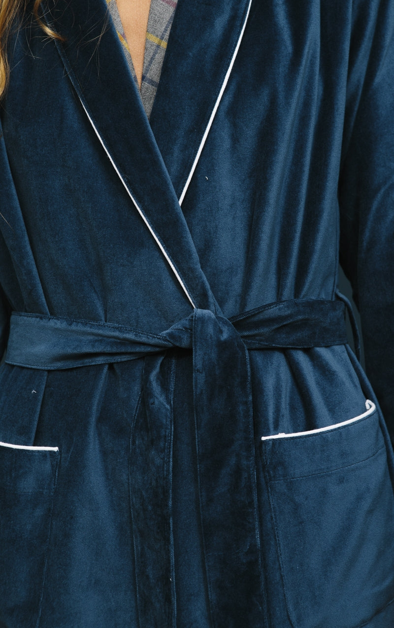 Indigo Blue Women's Dressing Gown