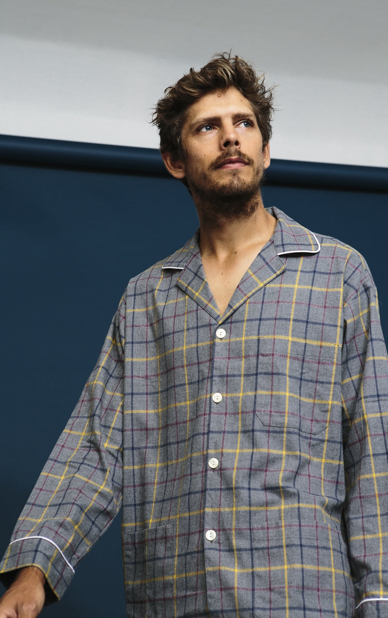 Pijama Hombre Cuadros de colores