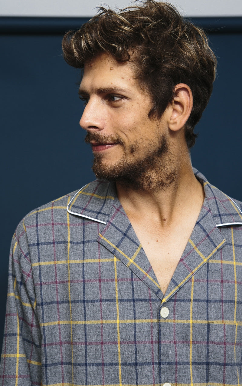 Pijama Hombre Cuadros de colores