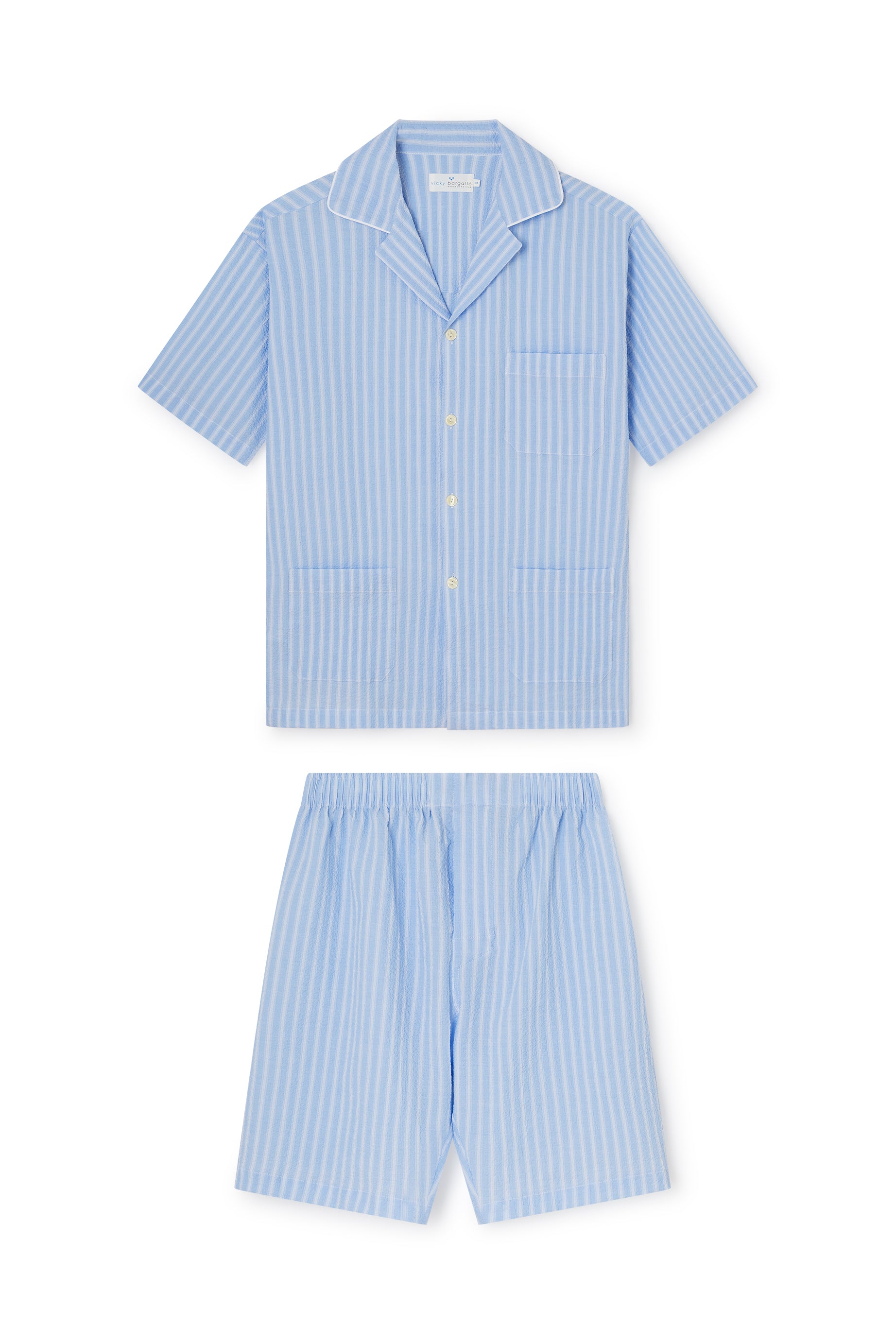 Pijama corto Marcos Raya azul