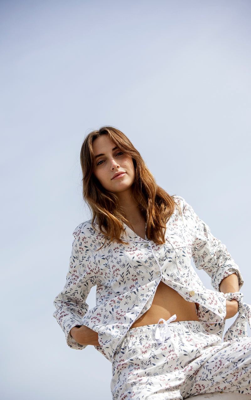 Hamptons Pyjama à fleurs pour femme 