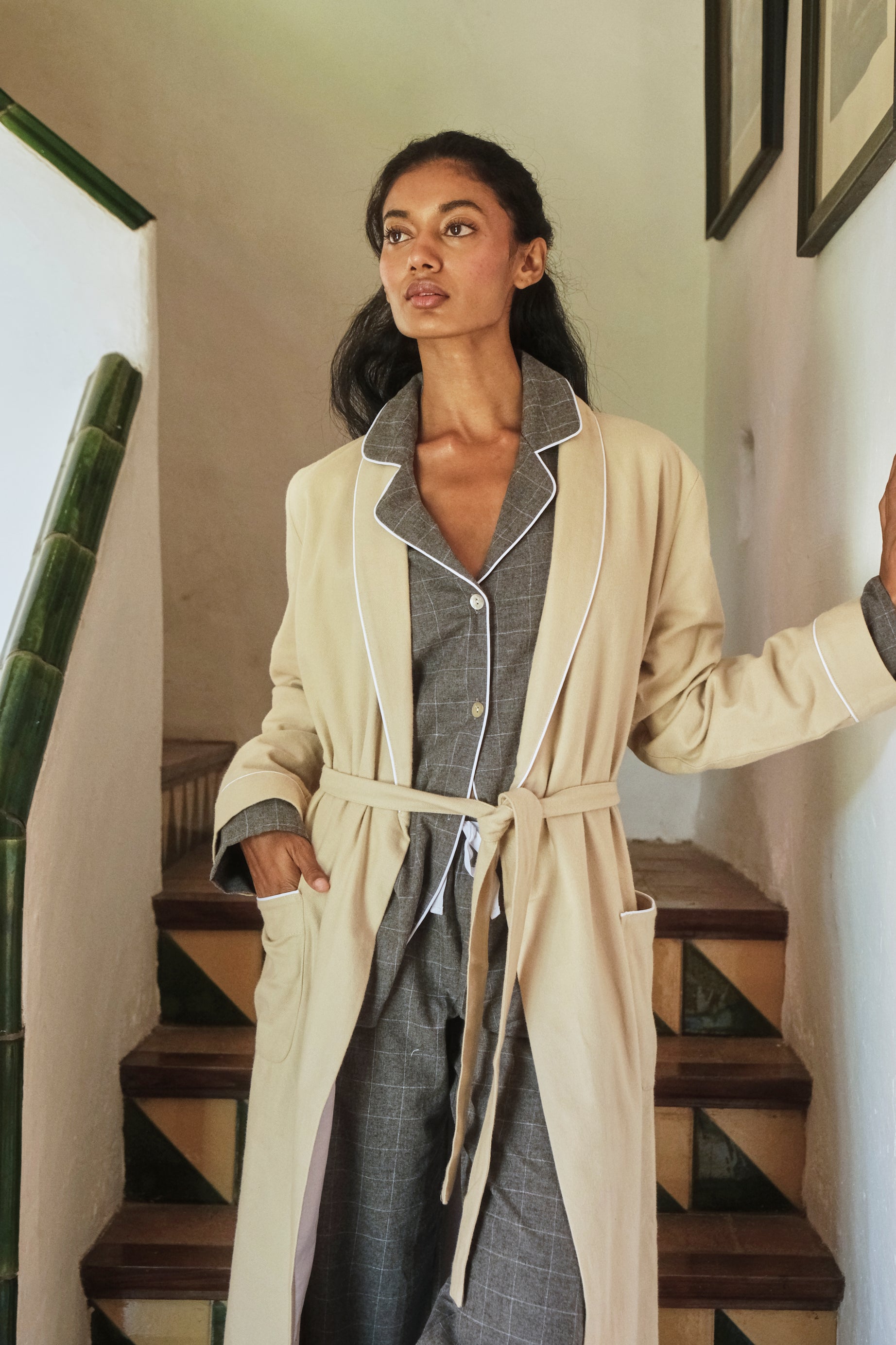 Batín Mujer Beige