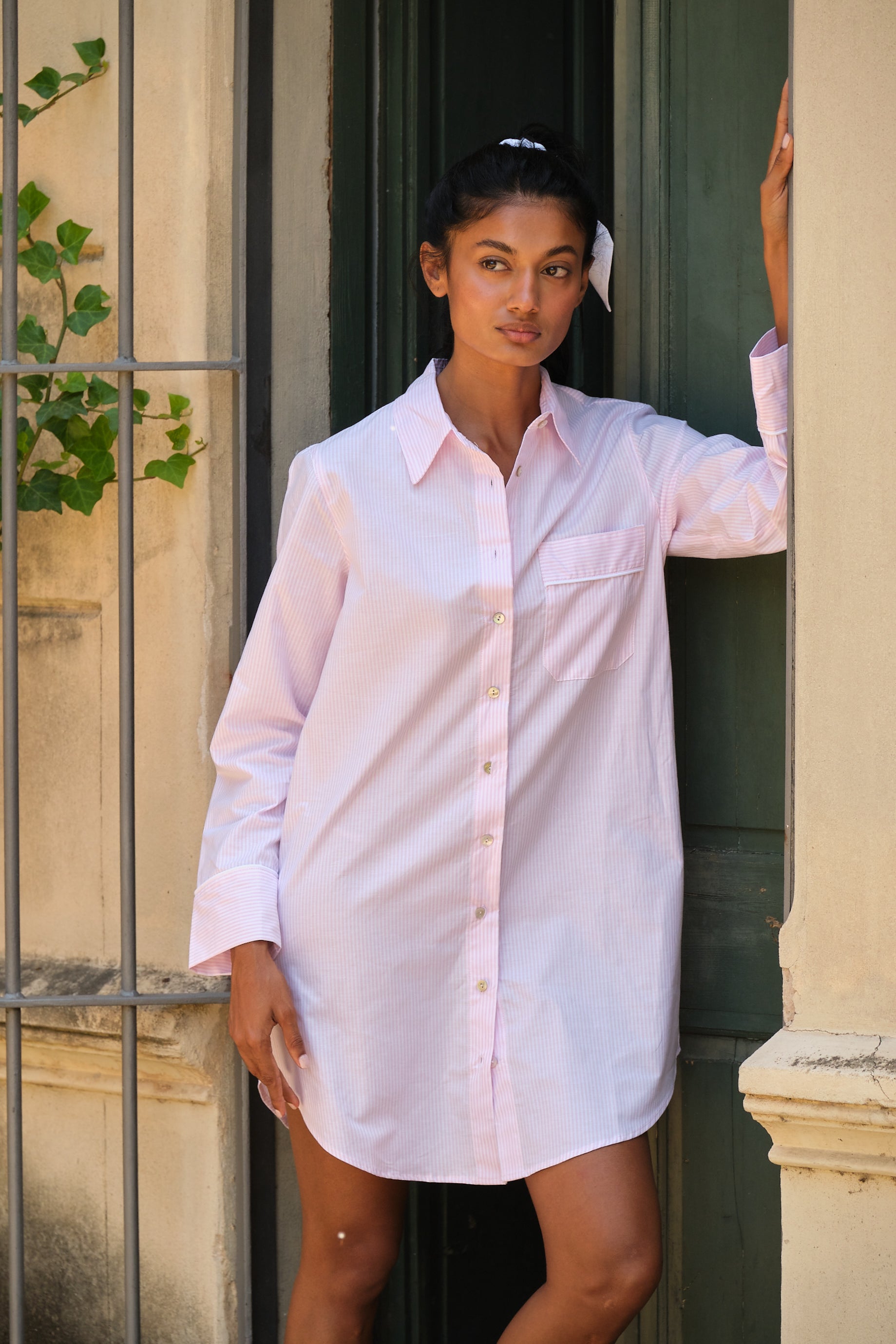 Camisola Oxford Rose