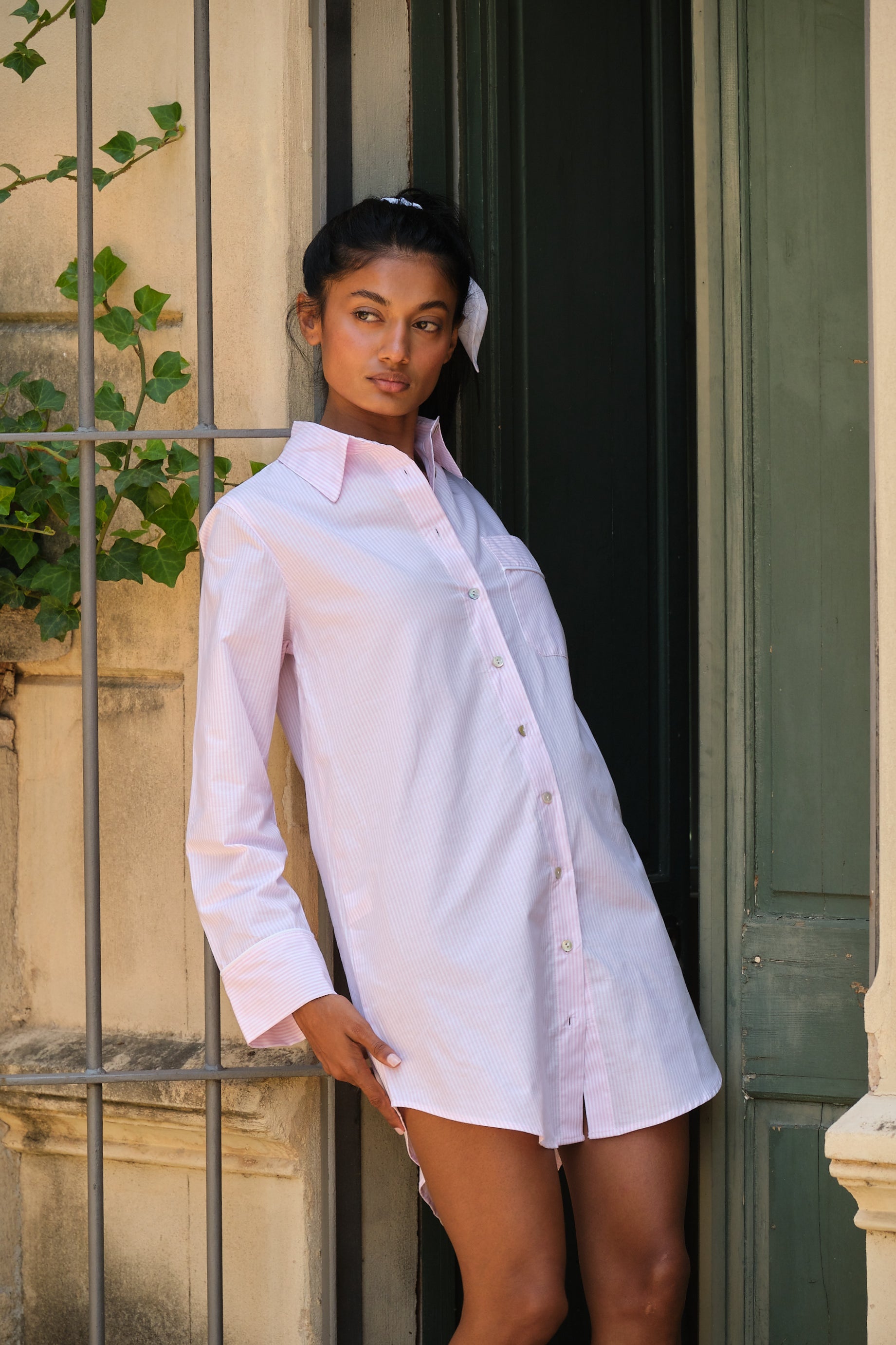 Camisola Oxford Rose