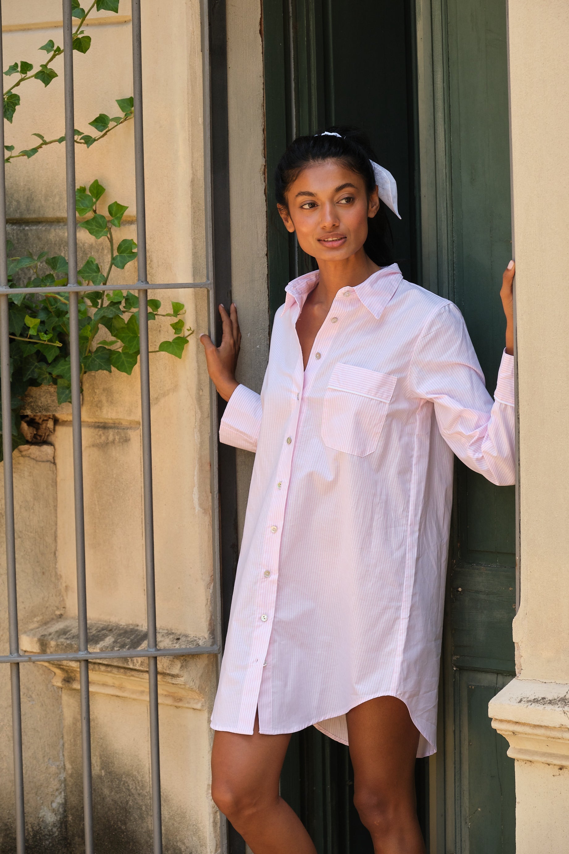 Camisola Oxford Rose