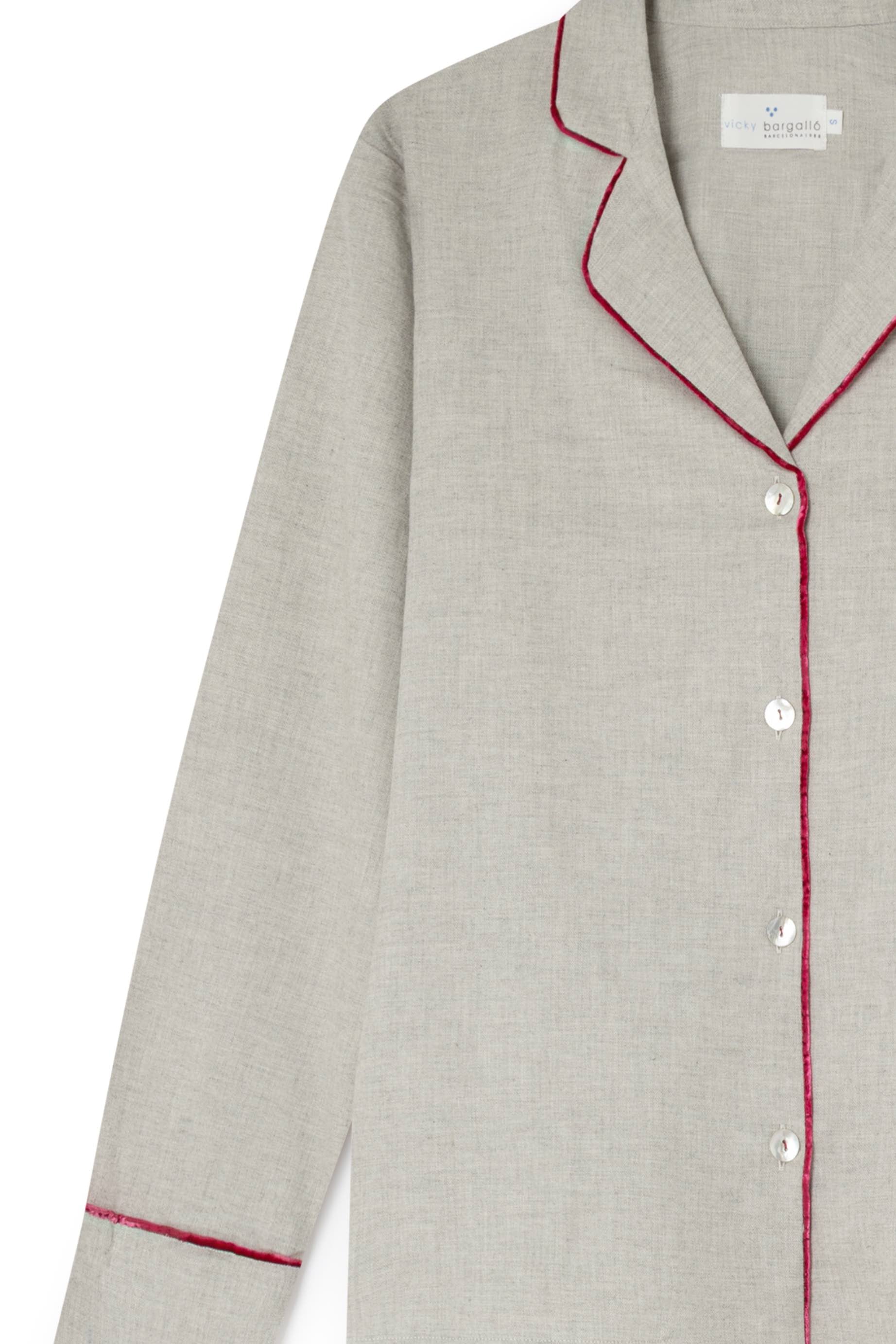 Pijama Mujer Velvet Rosé