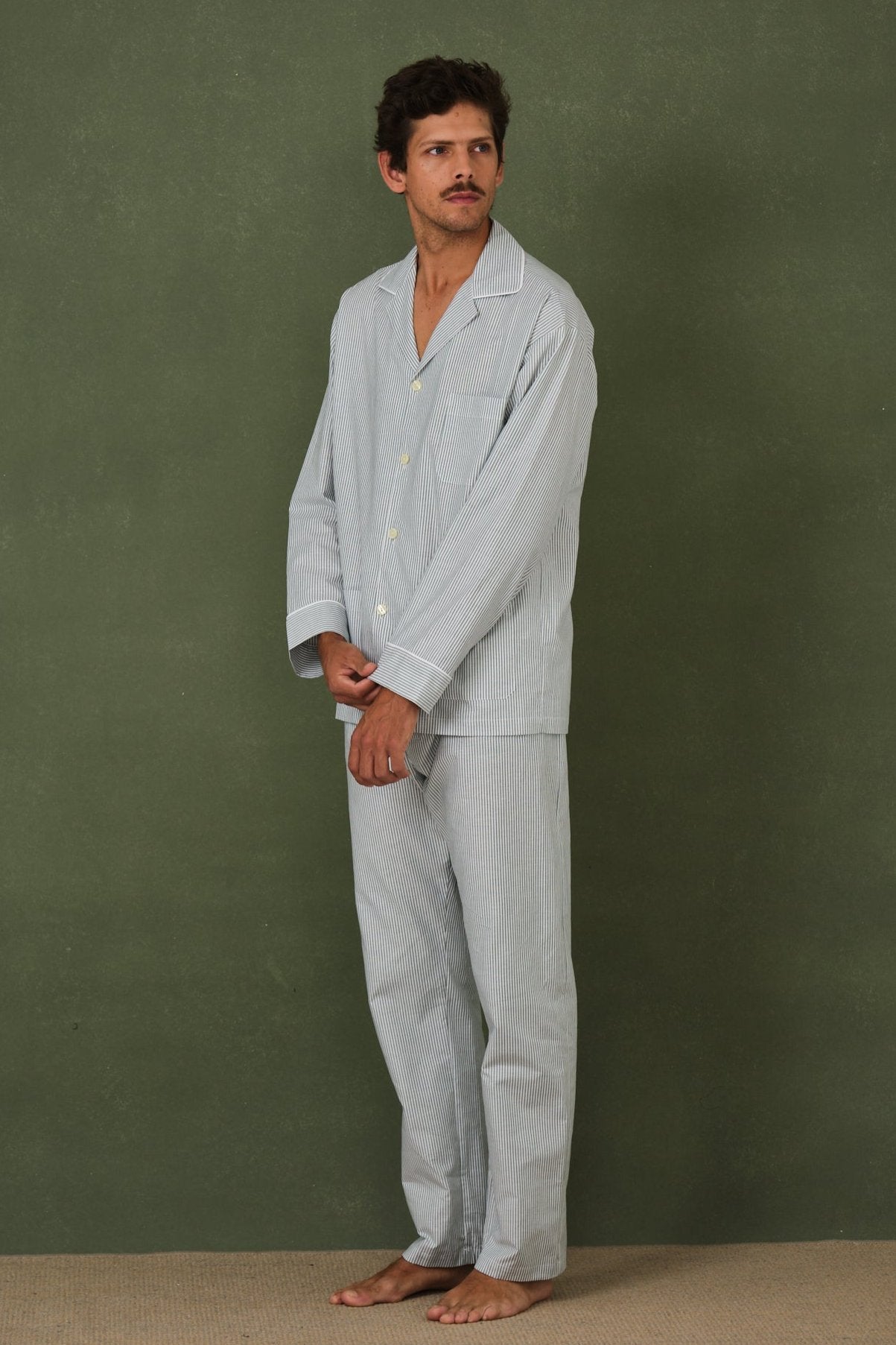 Oxford Green Men's Pajamas