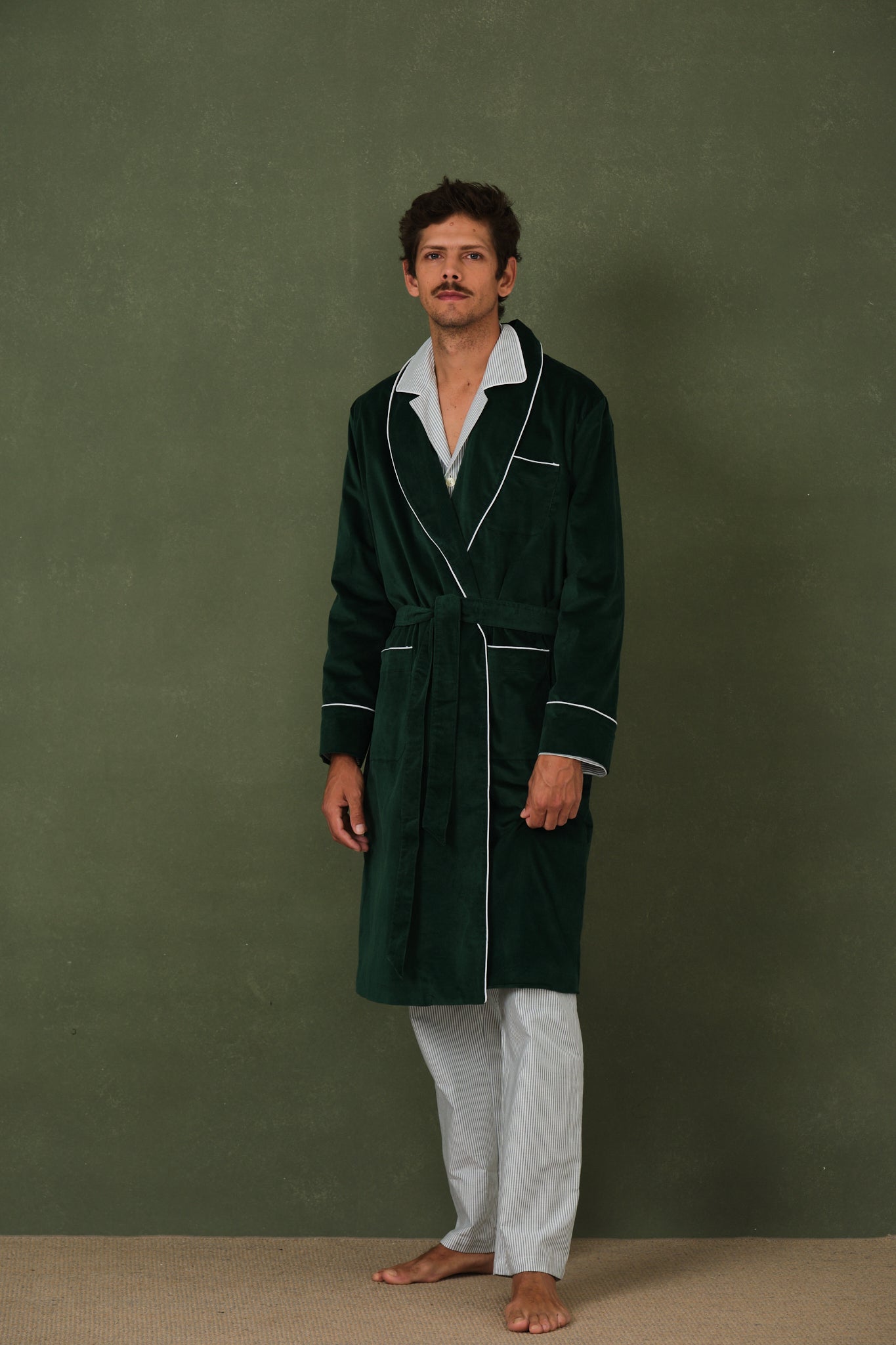 Forest men's dressing gown