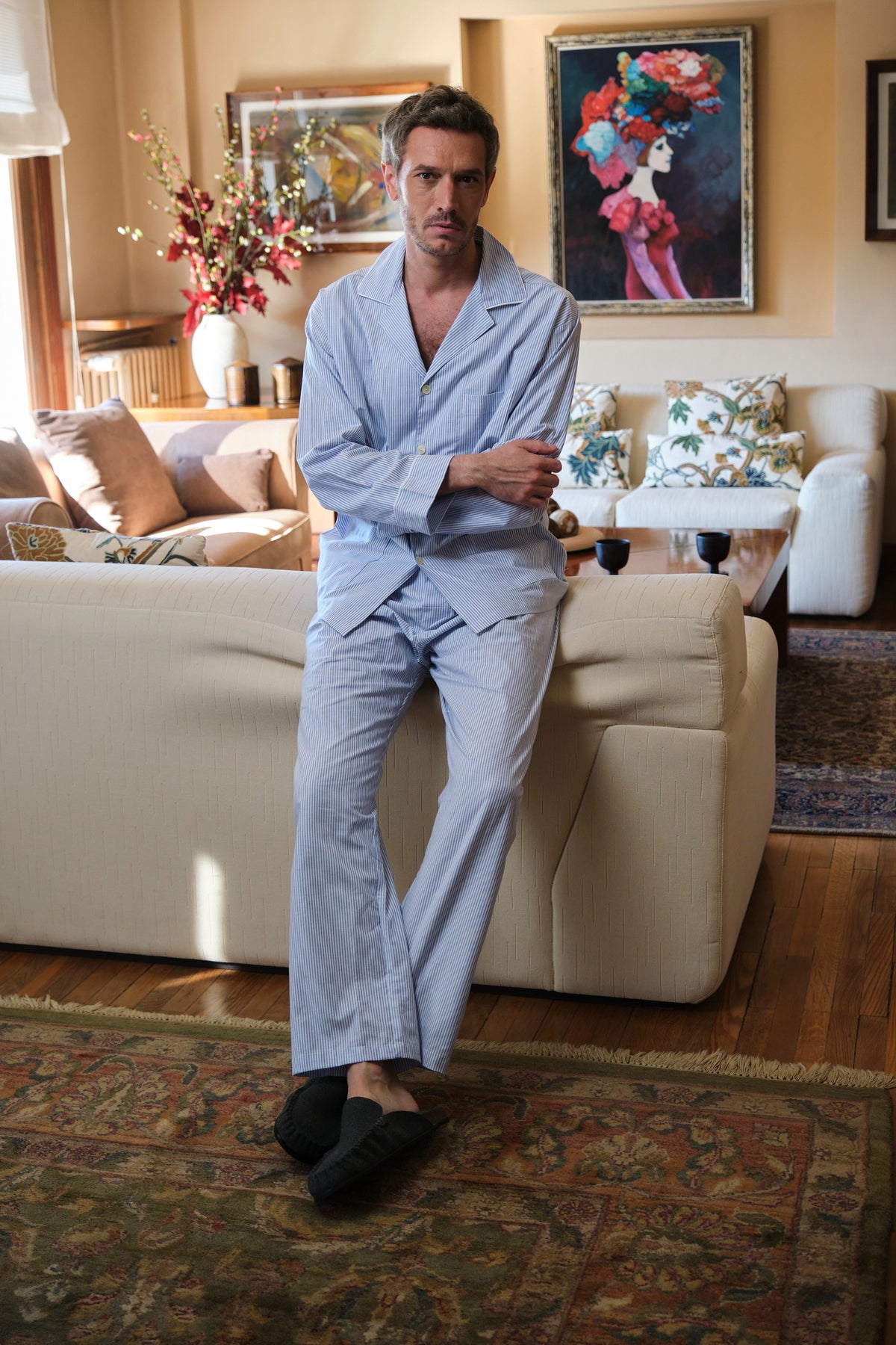 Pyjama Homme Bleu Oxford
