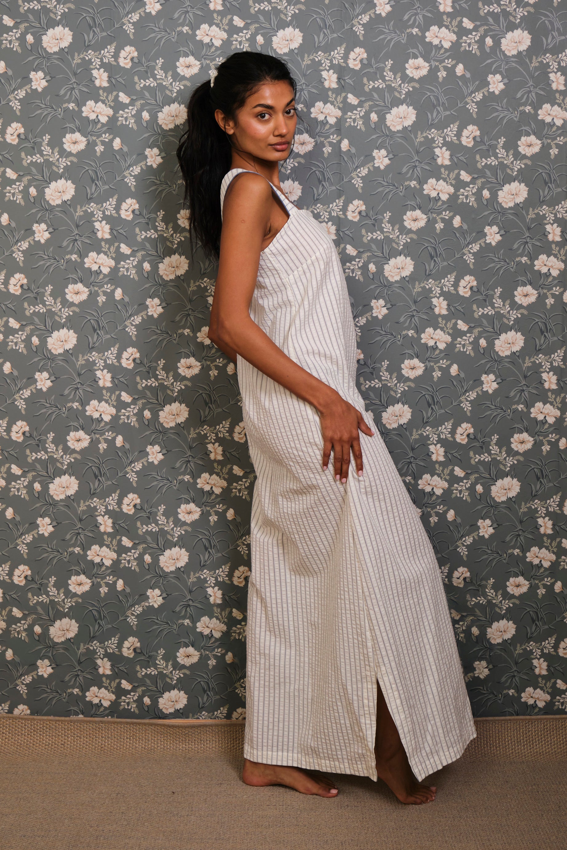Lucía nightgown with straps